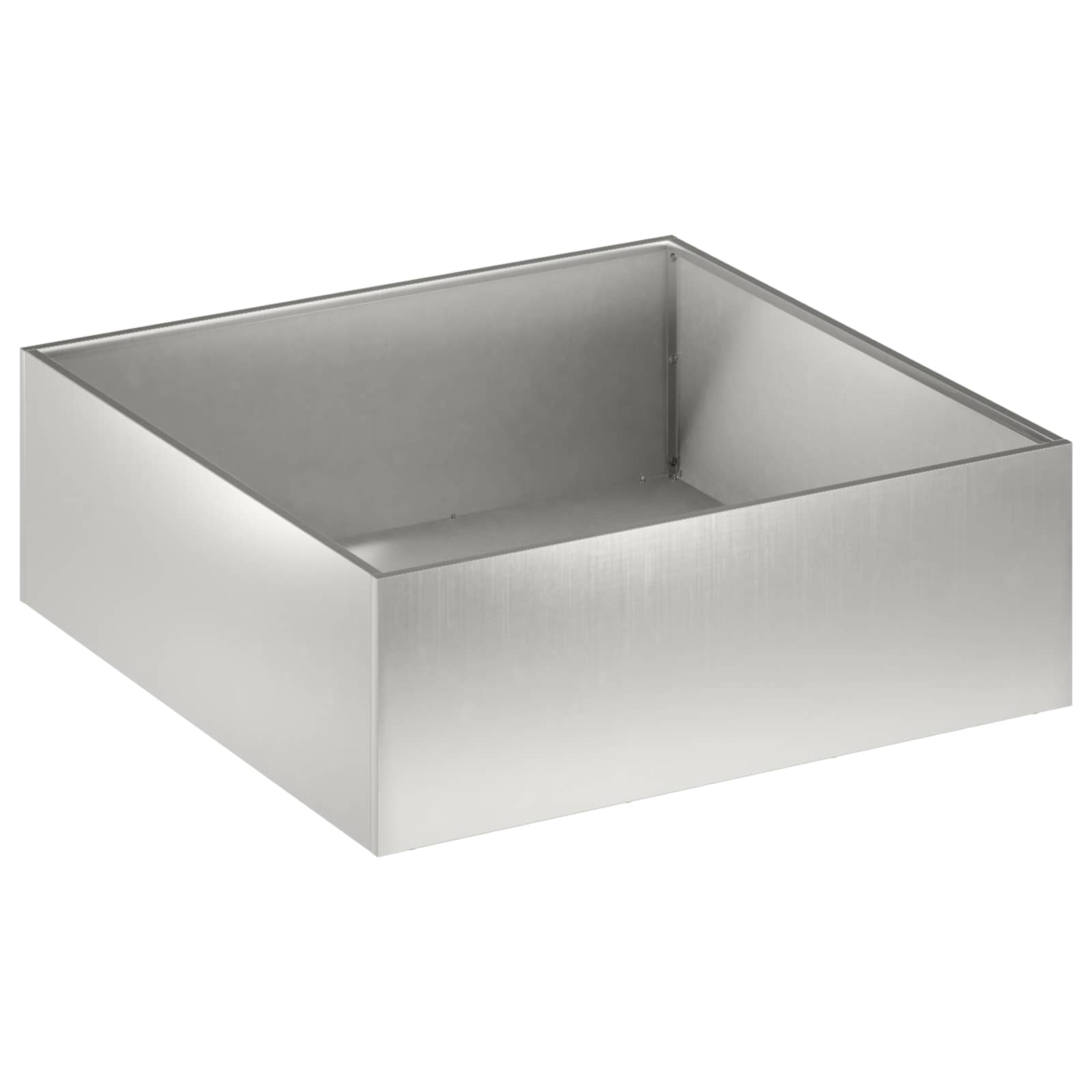 Aia istutuspot 2 tk Hõbedane 40 x 40 x 20 cm Roostevaba teras