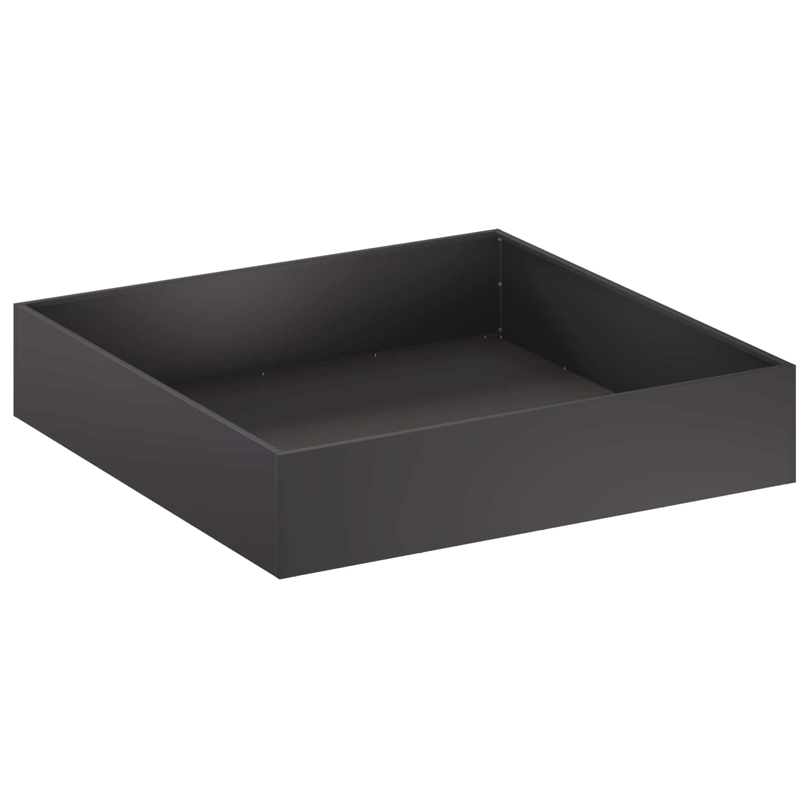 Aia istutuspot 2 tk Must 100 x 100 x 20 cm