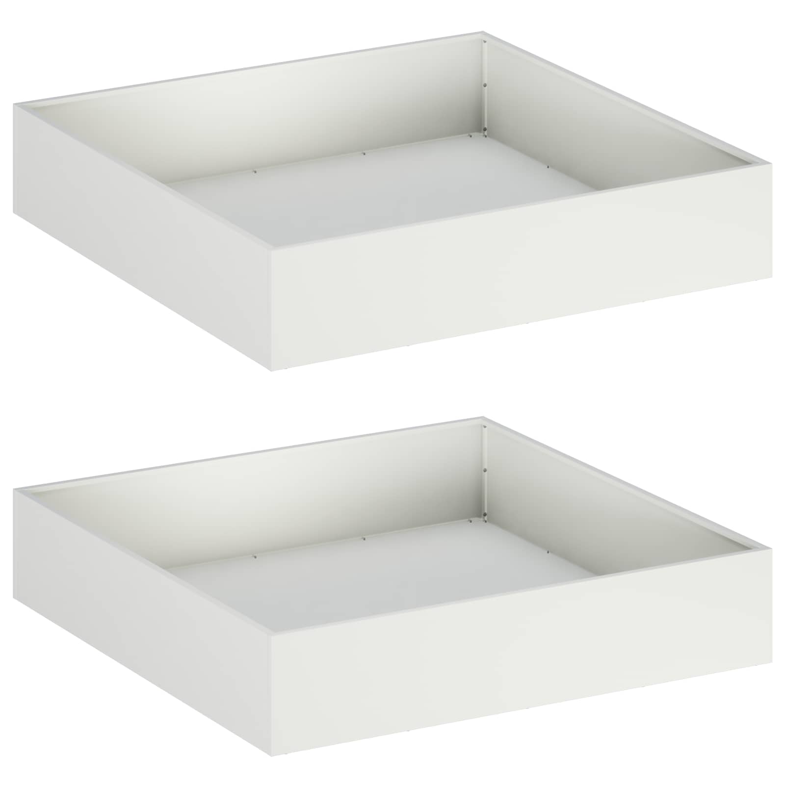 Aia istutuspot 2 tk Valge 100 x 100 x 20 cm
