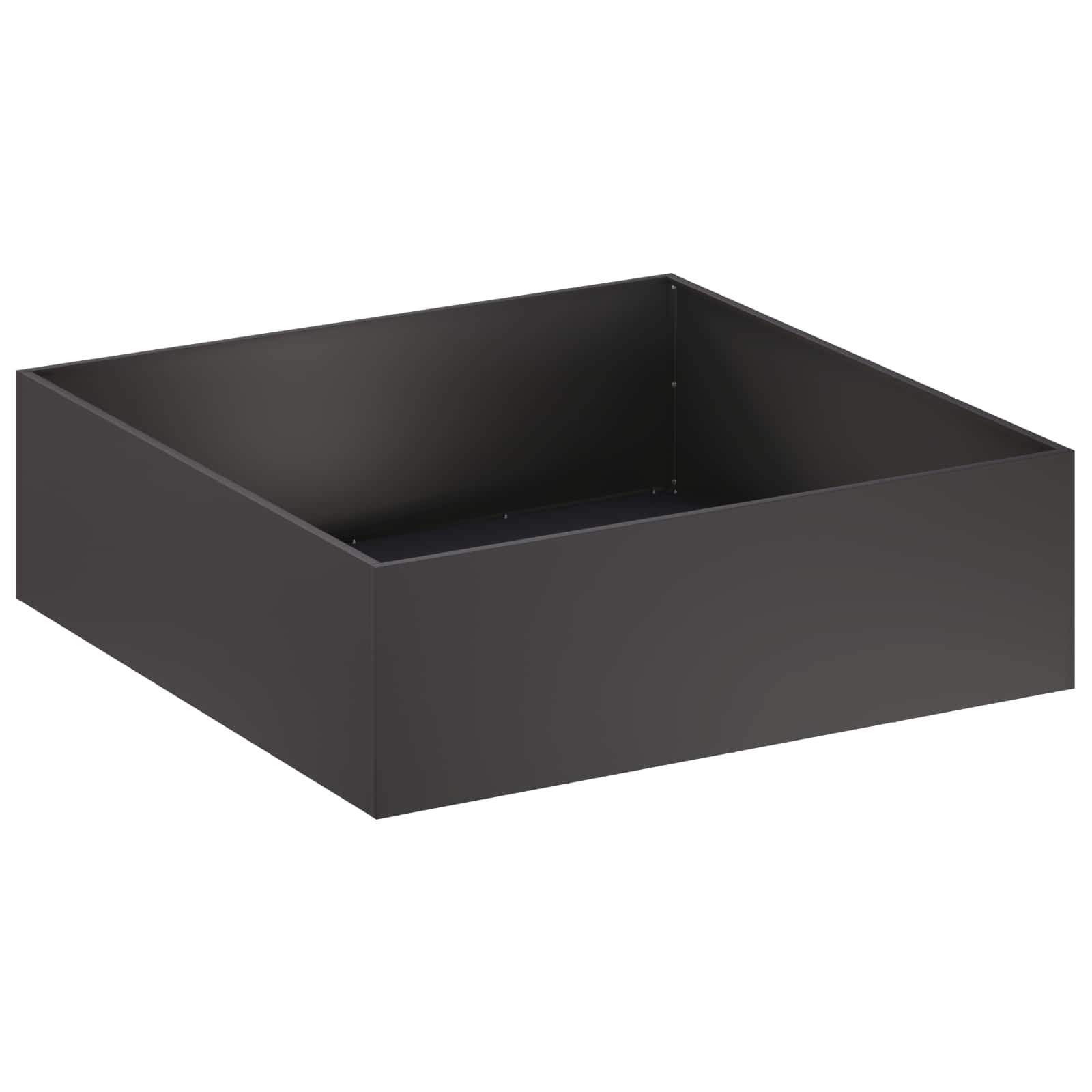 Aia istutuspot 2 tk Must 100 x 100 x 30 cm