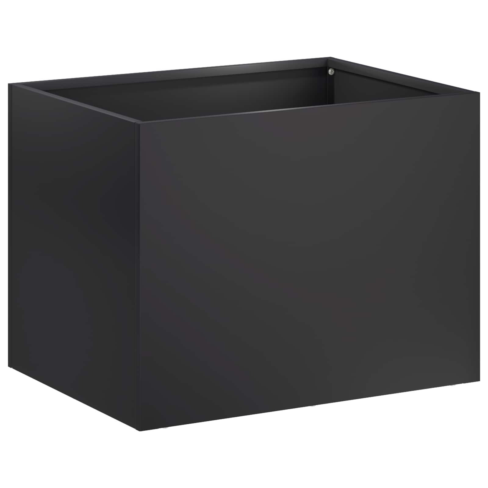 Aia istutuspot 2 tk Must 40 x 30 x 30 cm Külmvalmistatud teras