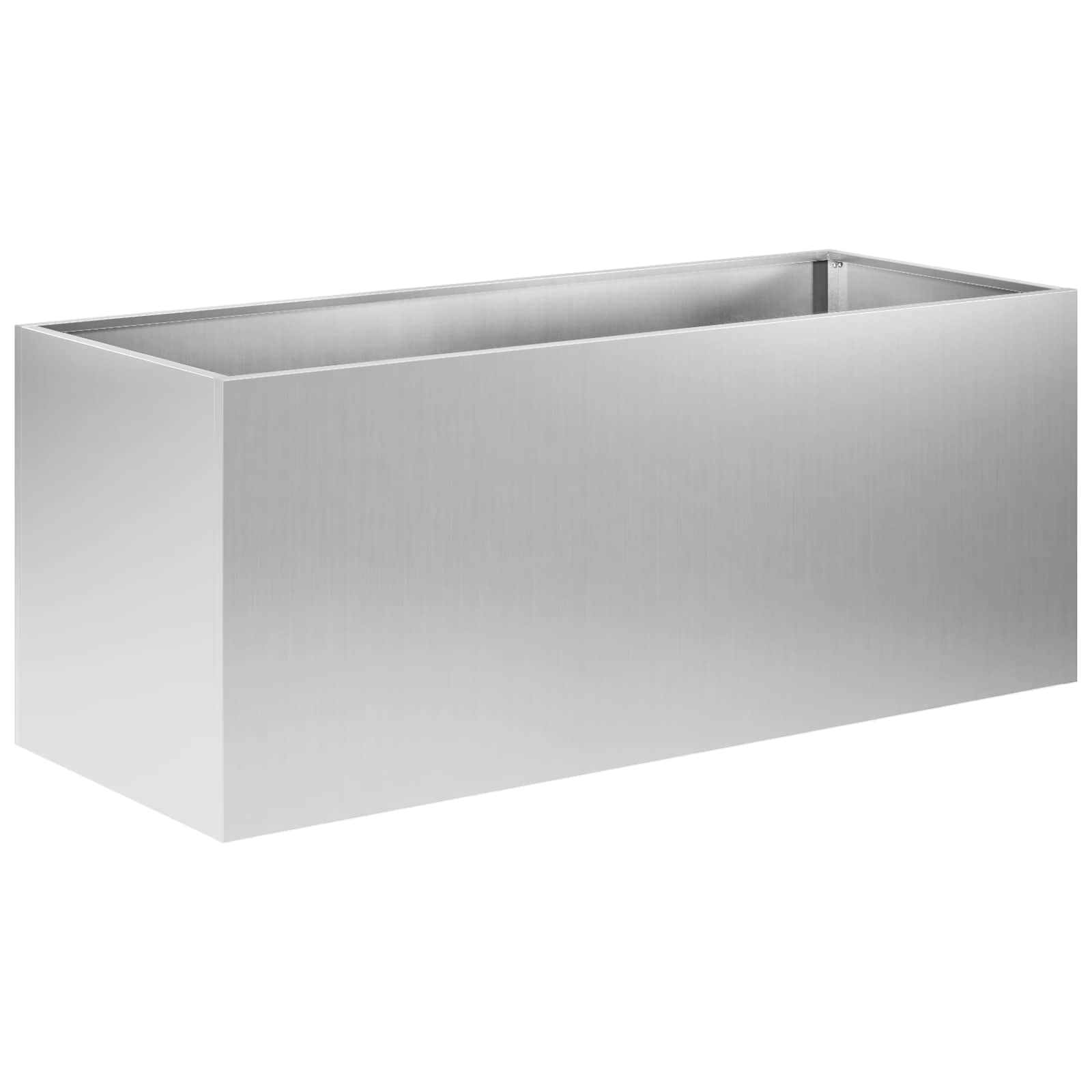 Aia istutuspot 2 tk Hõbedane 100 x 40 x 40 cm Tsingitud teras