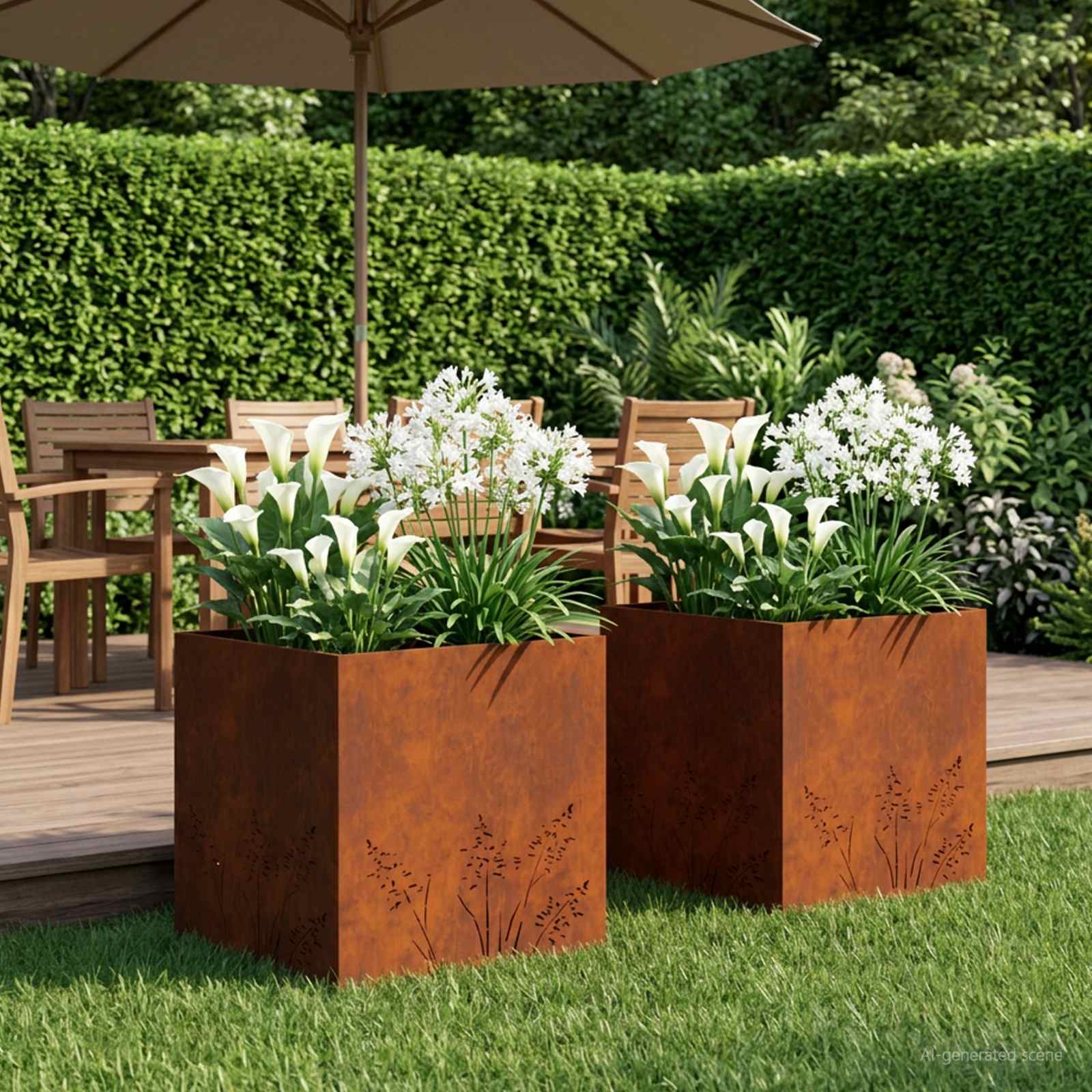Aia istutuspot 2 tk Rooste 50 x 50 x 49 cm
