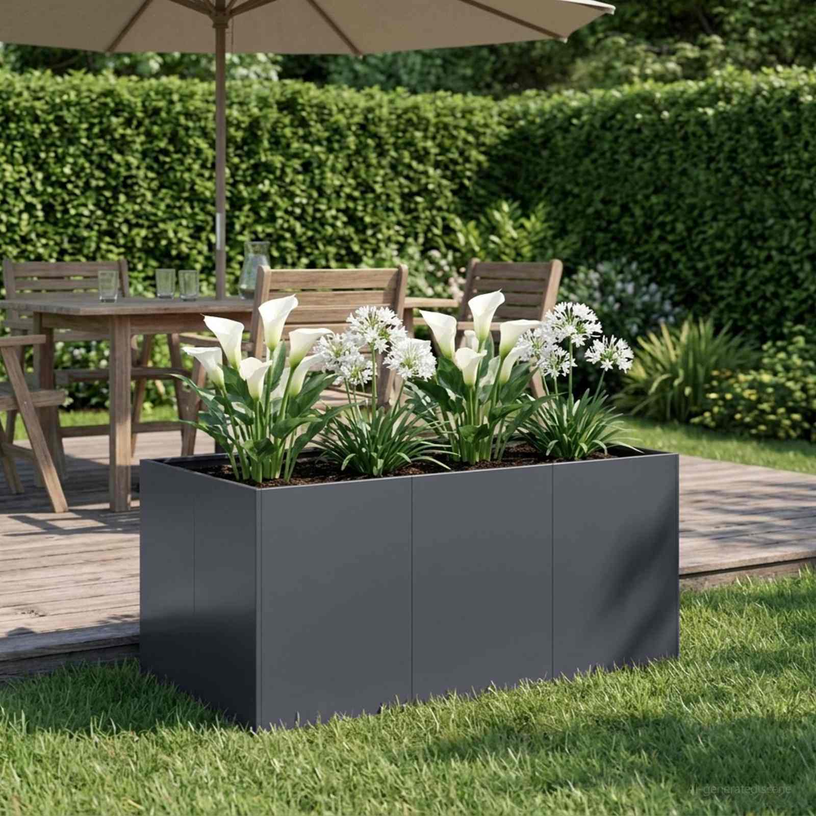 Aia istutuspot Antratsiit 120 x 80 x 60 cm