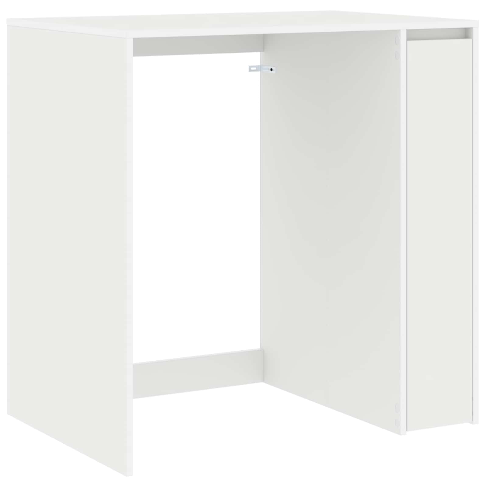 Pesumasina kapp ladustamisega Valge 87 x 60 x 89 cm Tehispuit