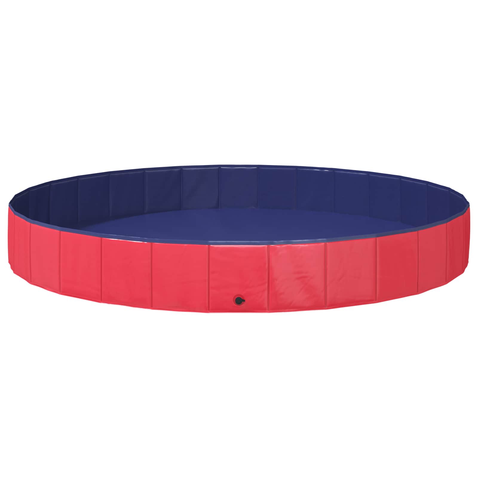 Koera bassein Ø300 x 38 cm Paks PVC Punane