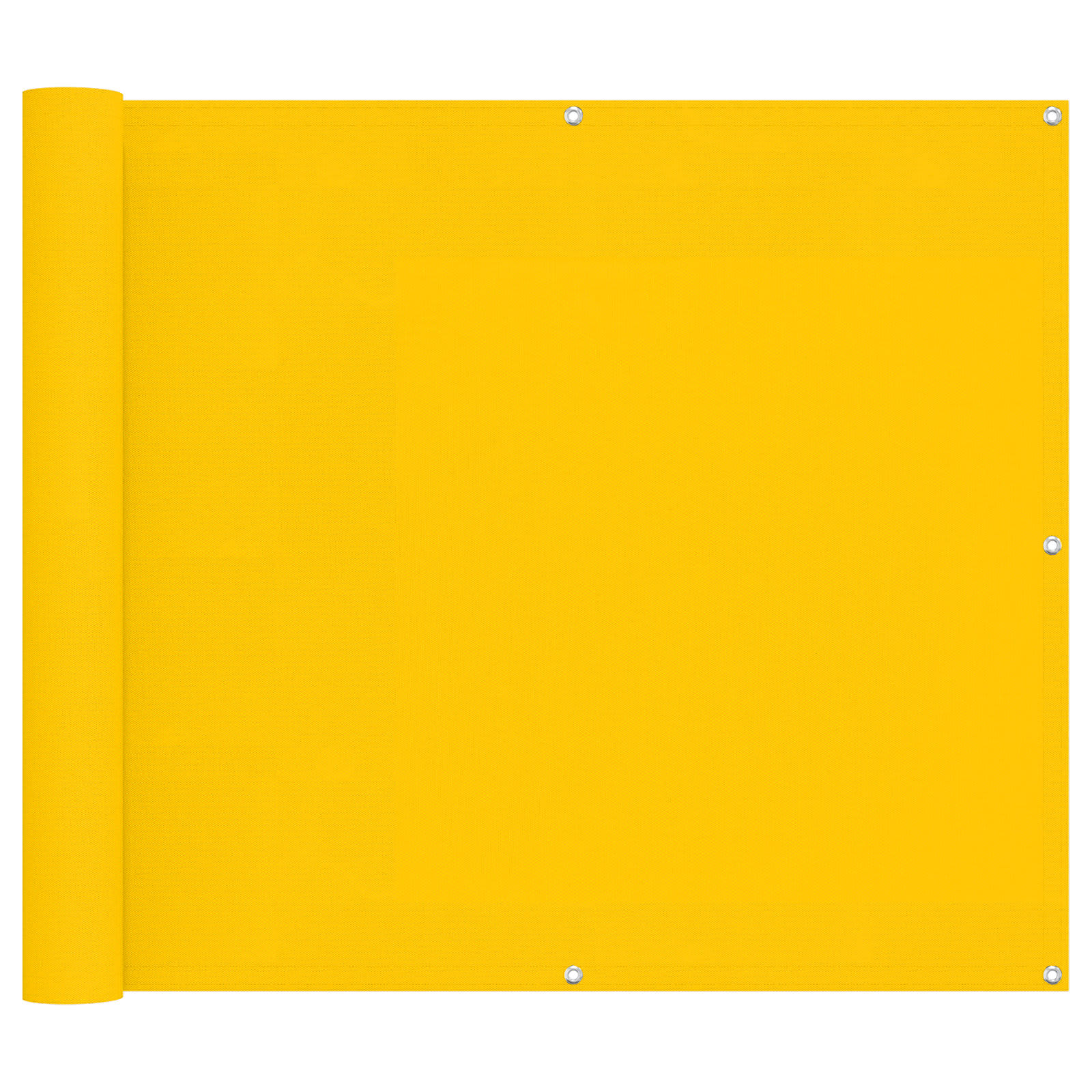 Rõdu Eesriie Ristkülik 100 x 800 cm Oxfordi kangas Kollane