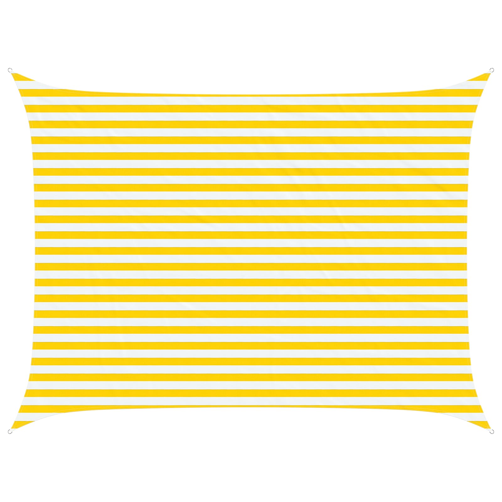 Päikesepuri Kollane ja Valge 3 x 4 m 100% polüester Oxford