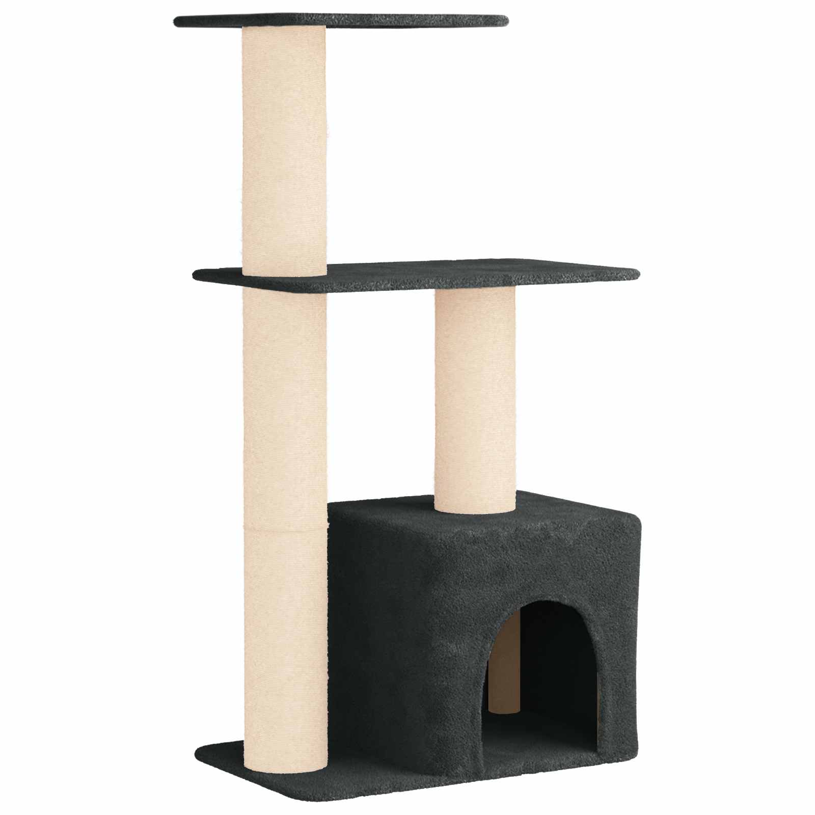 Kassipuu kraapimispostidega Tumehall 133 cm
