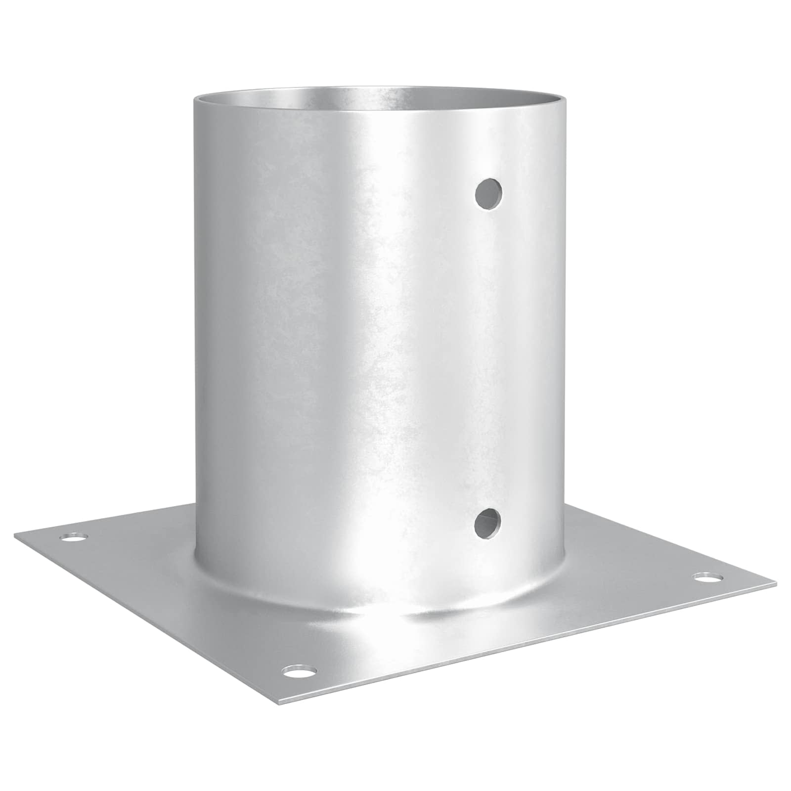 Ümmargune maapinna ankru 12 tk Hõbedane 18 x 18 x15 cm Metall