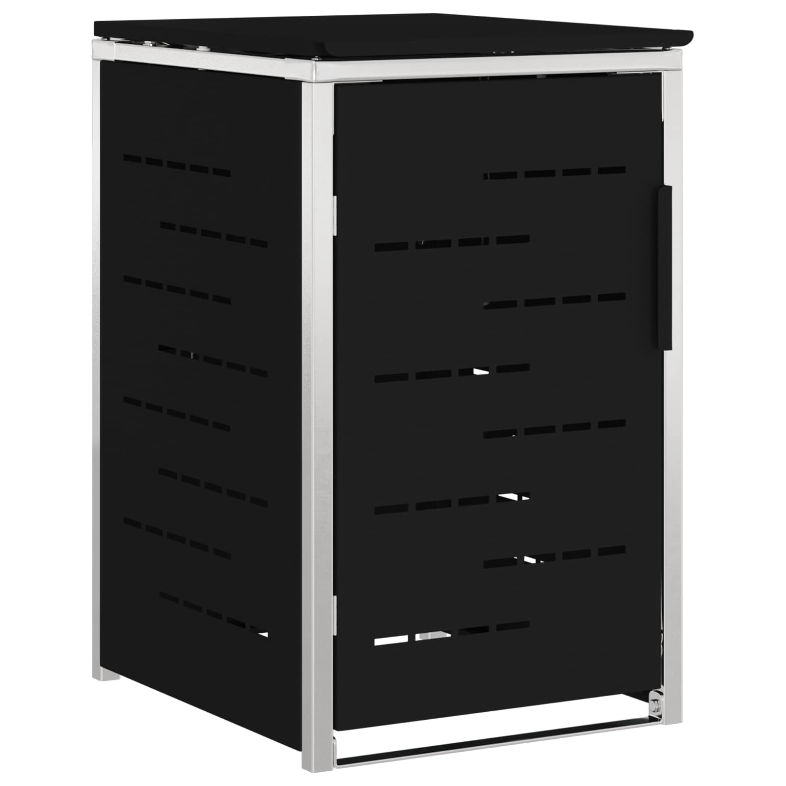 Ratastega prügikasti hoidmine for 1 Bin 240L Must