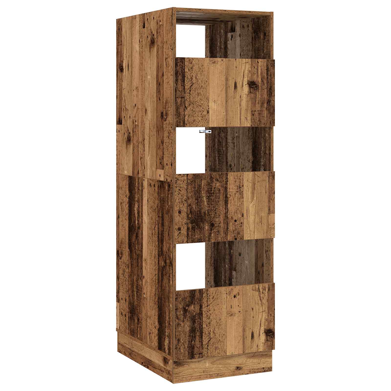 Pesukaapp ladustamisega Vana puit 50 x 68 x 162 cm Tehispuit