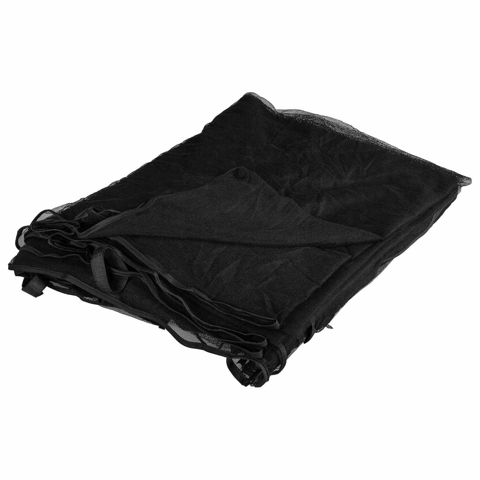 Sääsevõrk gazebole 220 mesh Must 3,6 x 3 x 2 m Polüester
