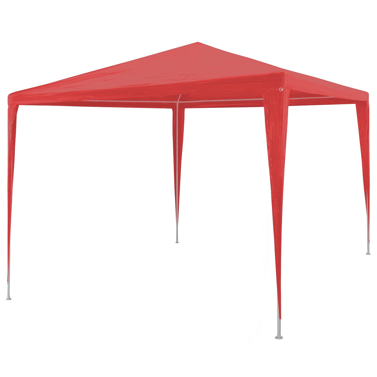 Pidutelgid Punane 300 x 300 x 255 cm PE ja teras