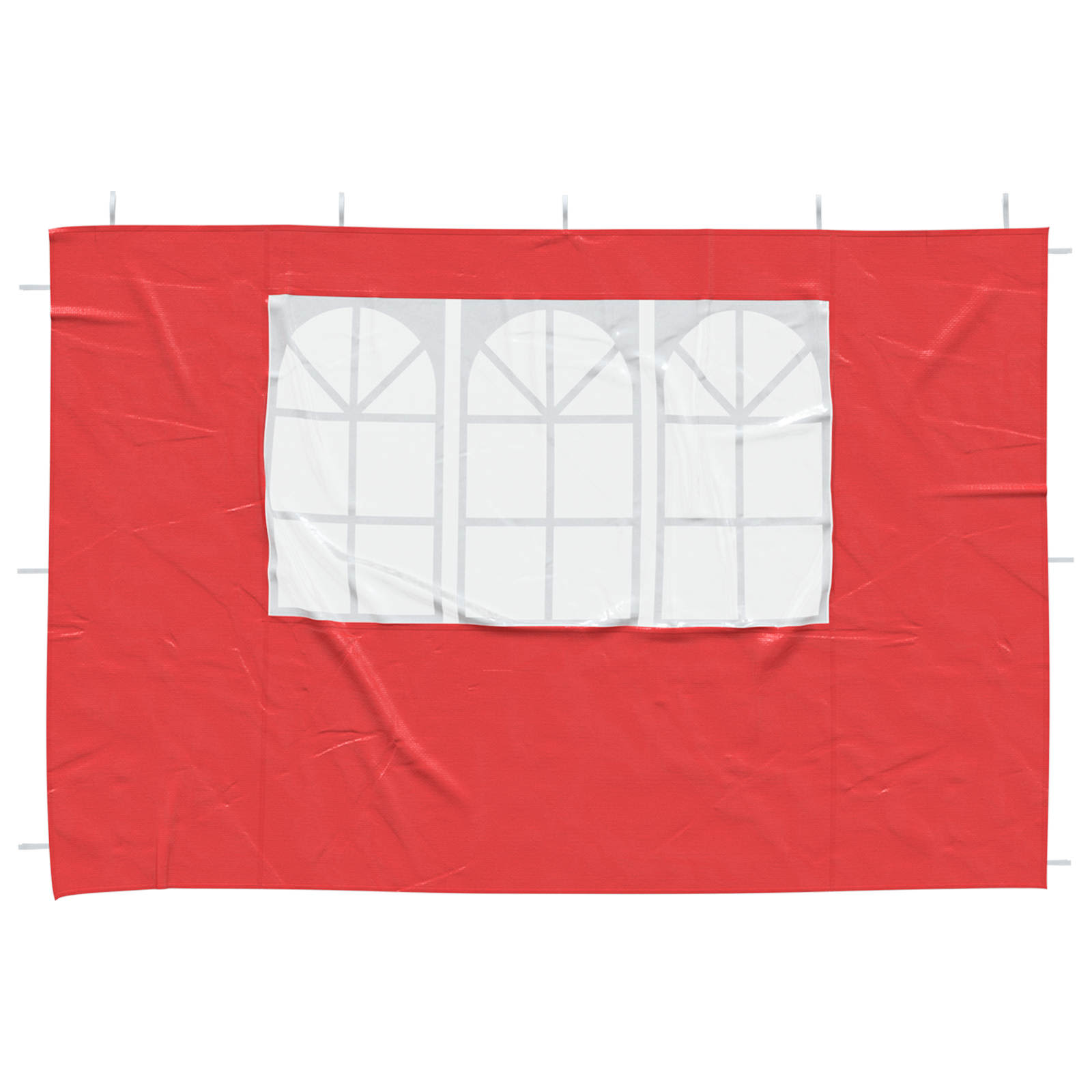 Peotelgi külgtool 2 tk 300 x 195 cm Punane PE ja teras
