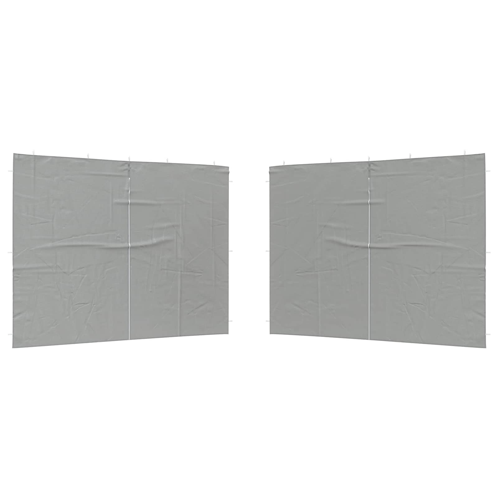 Peotelgi külgtool 2 tk 300 x 195 cm Helehall PE ja teras