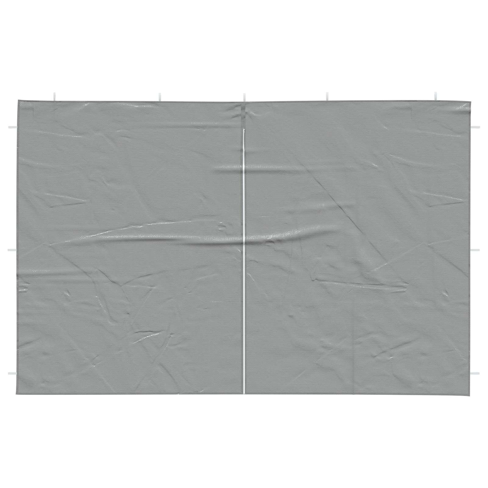 Peotelgi külgtool 2 tk 300 x 195 cm Helehall PE ja teras