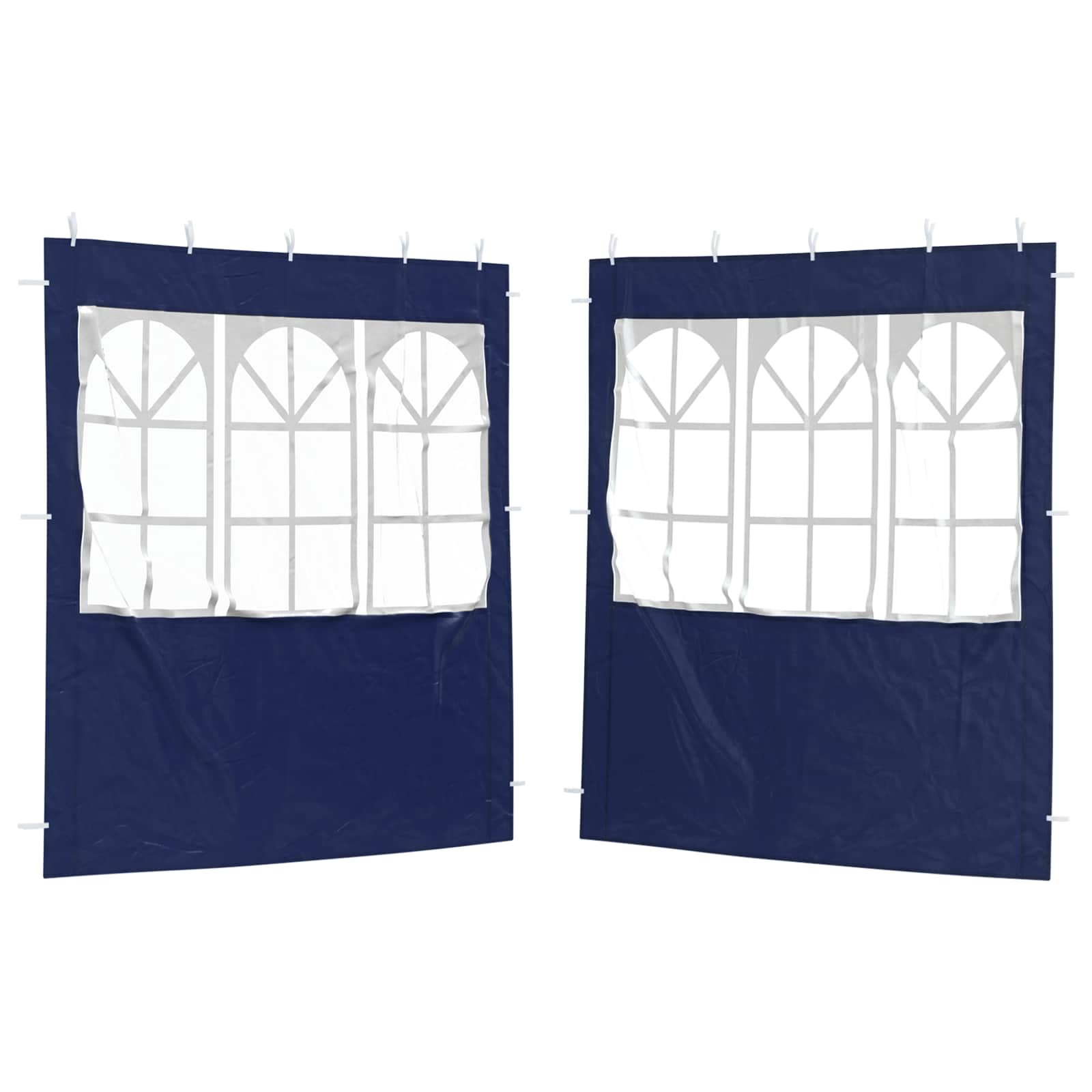 Peotelgi külgtool 2 tk 200 x 195 cm Sinine PE ja teras