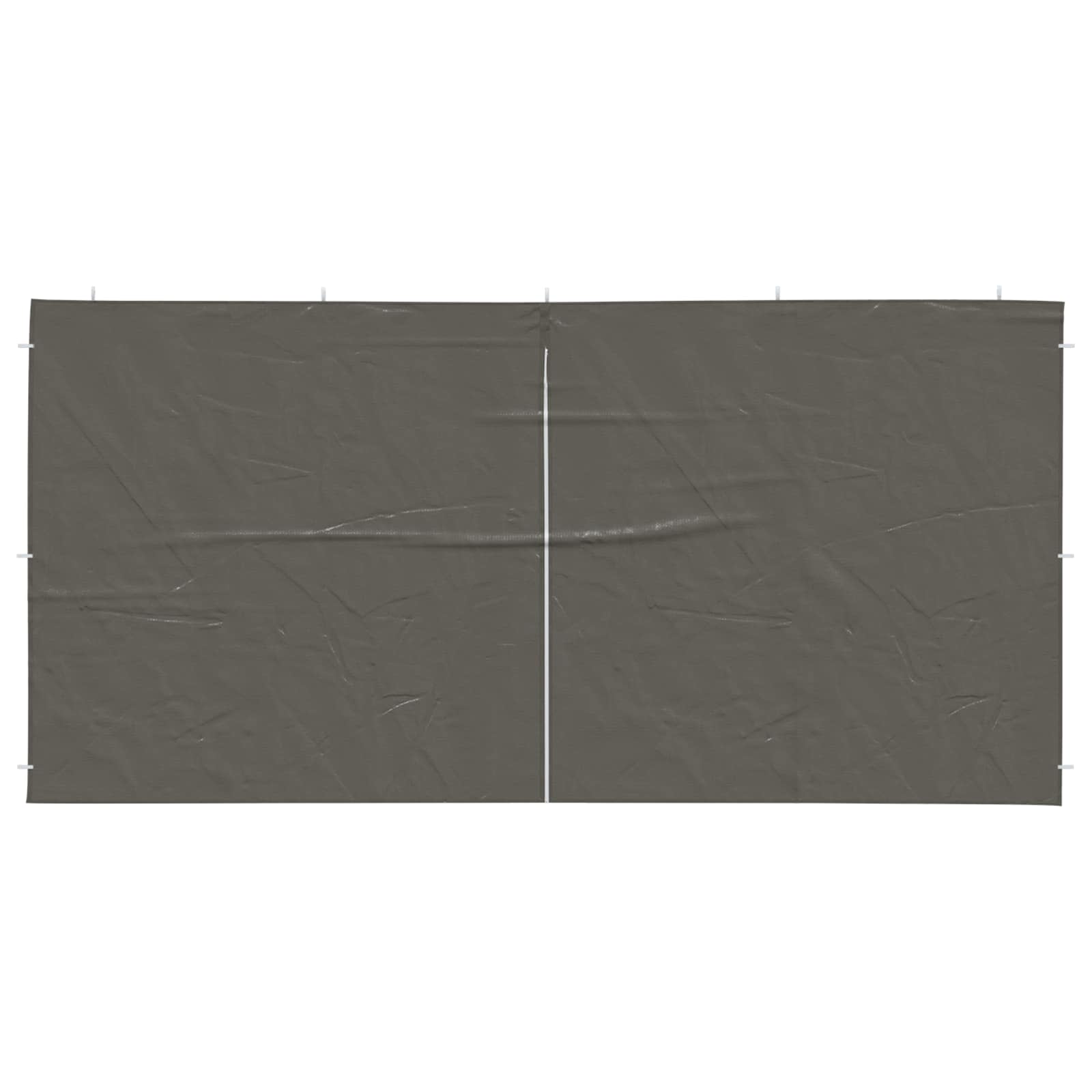 Peotelgi külgtool 2 tk 400 x 195 cm Antratsiit PE ja teras