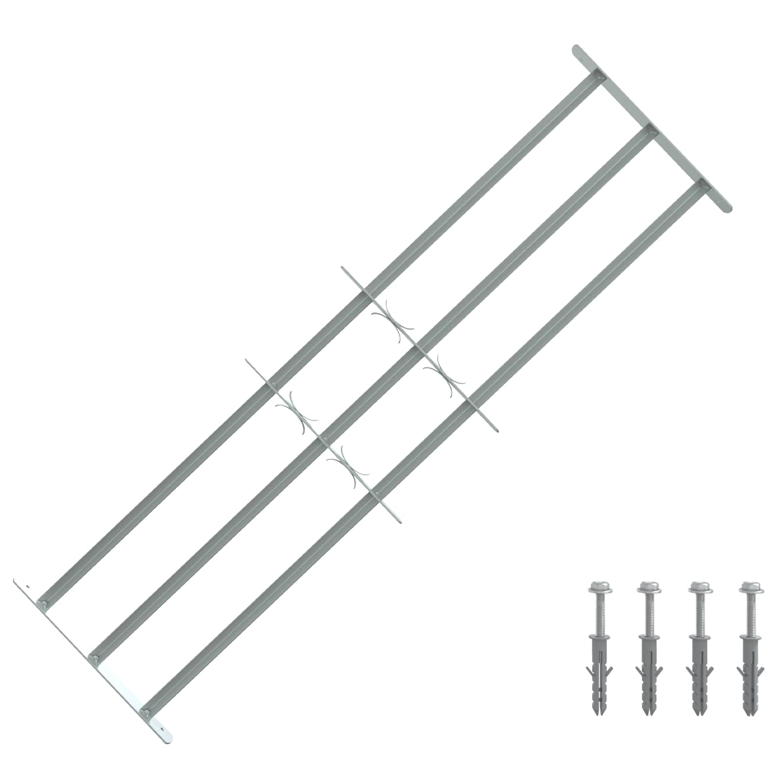 Turva grill akendele 3 risttalaga 3 tk 930-1740 mm