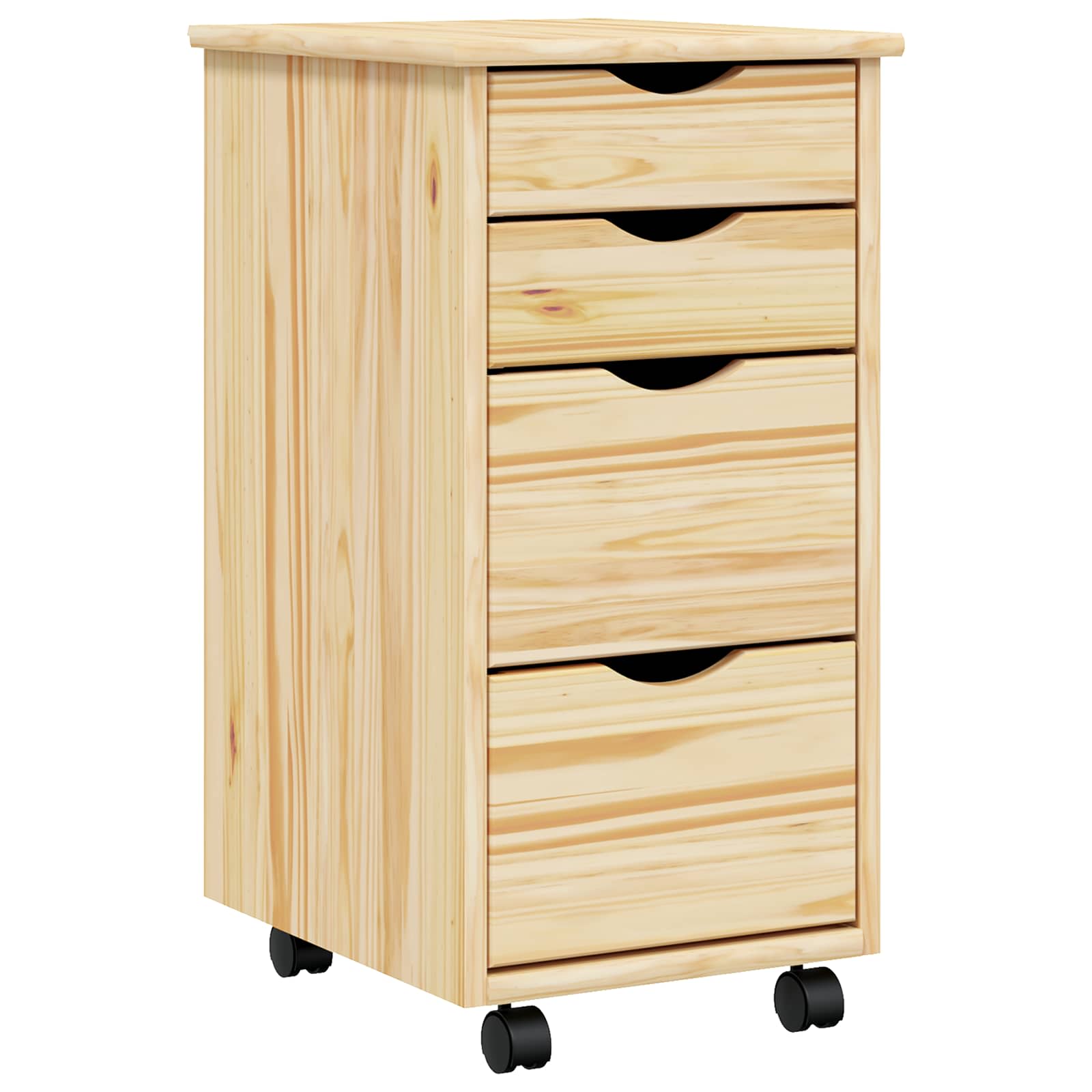 Rullkast koos lauaga MOSS 34 x 39 x 65,5 cm Männipuit