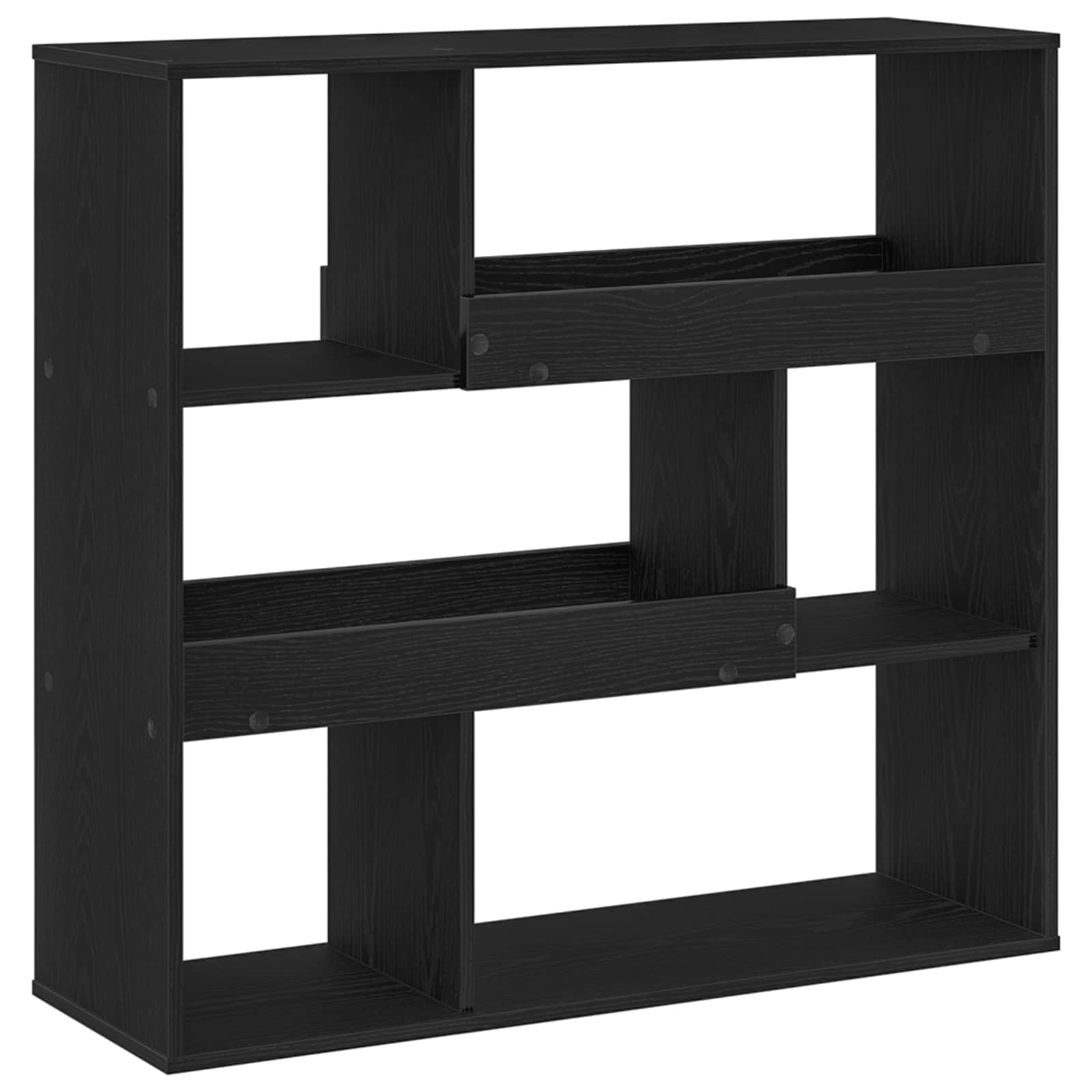 Raamatuhylle 4 tasandit 100 x 33 x 94,5 cm Tehispuit Must tamm