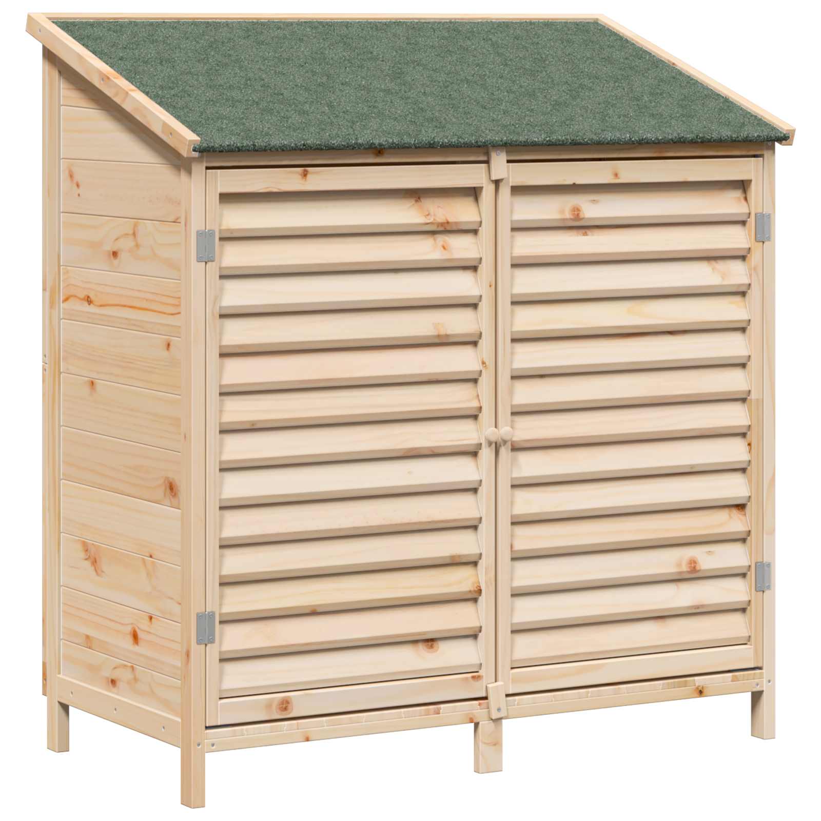 Aiashed katusega Naturaalne 106 x 56 x 113,5 cm Tugev kuusepuit