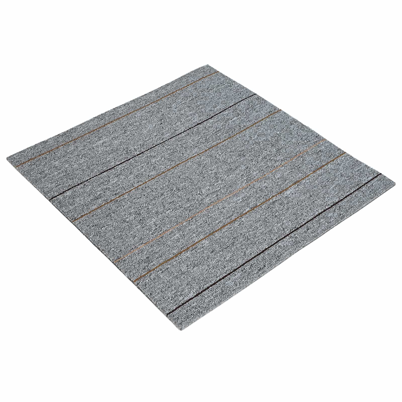 Vaipplaat Helehall triipudega 50 x 50 cm 20 tk PP ja bituumeni