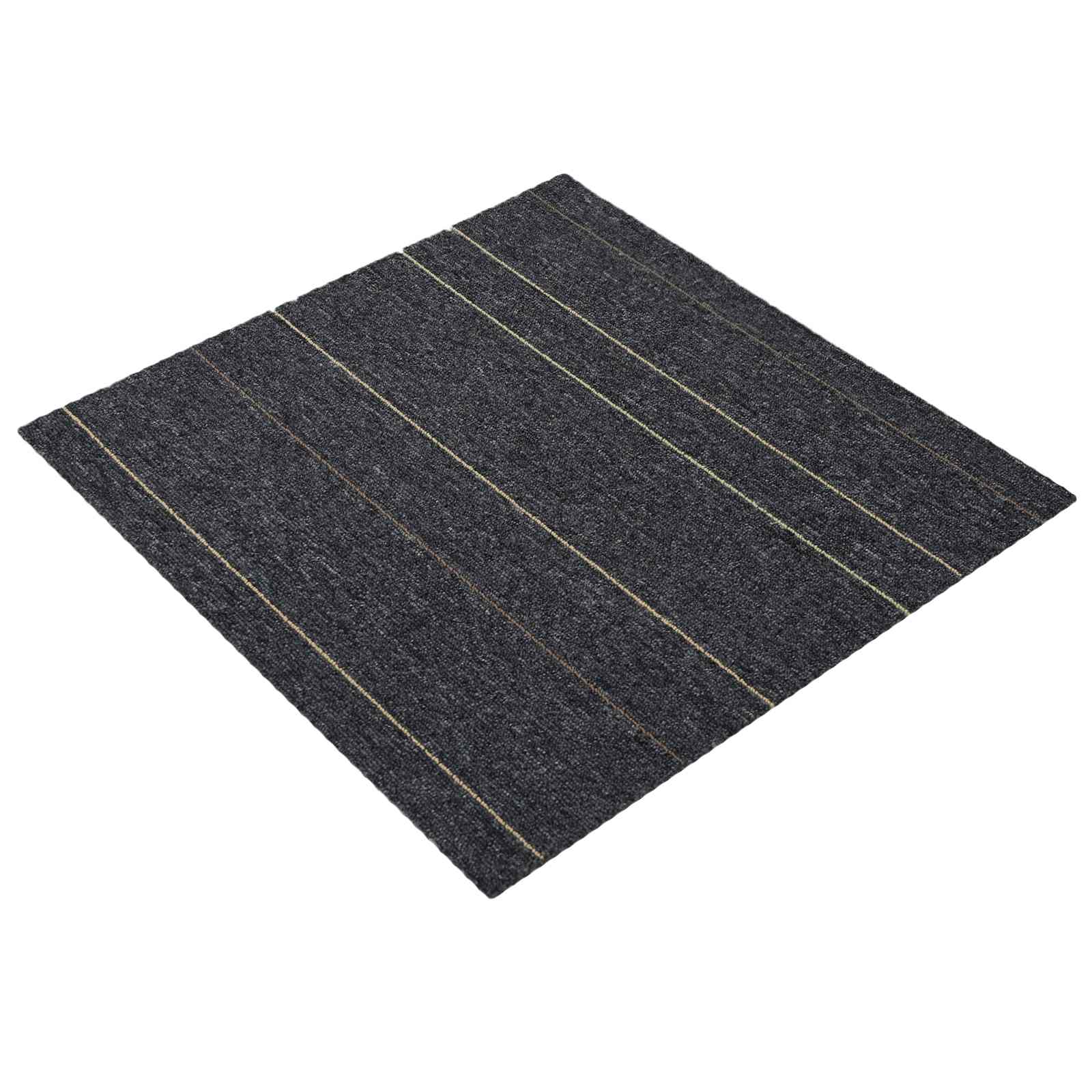 Vaipplaat Tumehall triipudega 50 x 50 cm 20 tk PP ja bituumeni