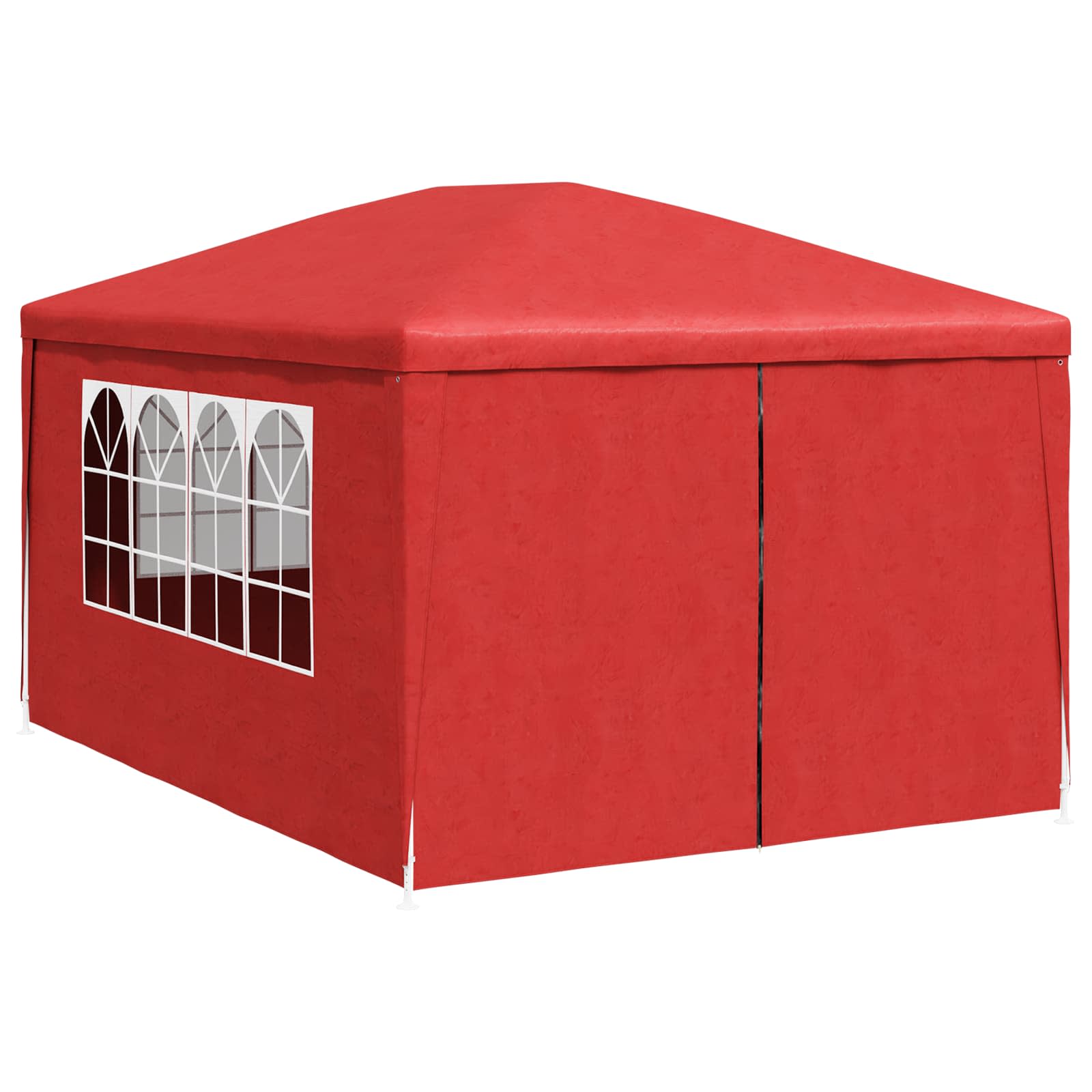 Pidutelgid 400 x 300 x 255 cm Punane PE ja teras