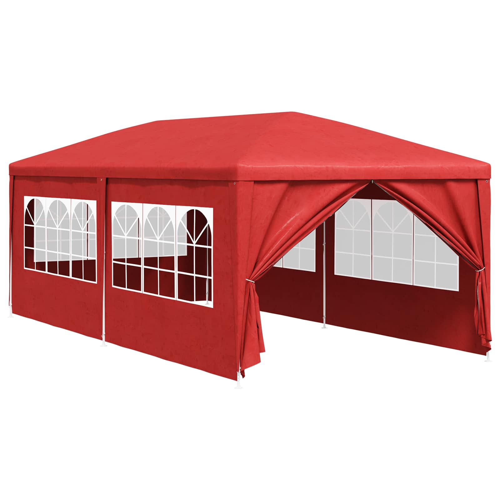 Pidutelgid 600 x 300 x 255 cm Punane PE ja teras
