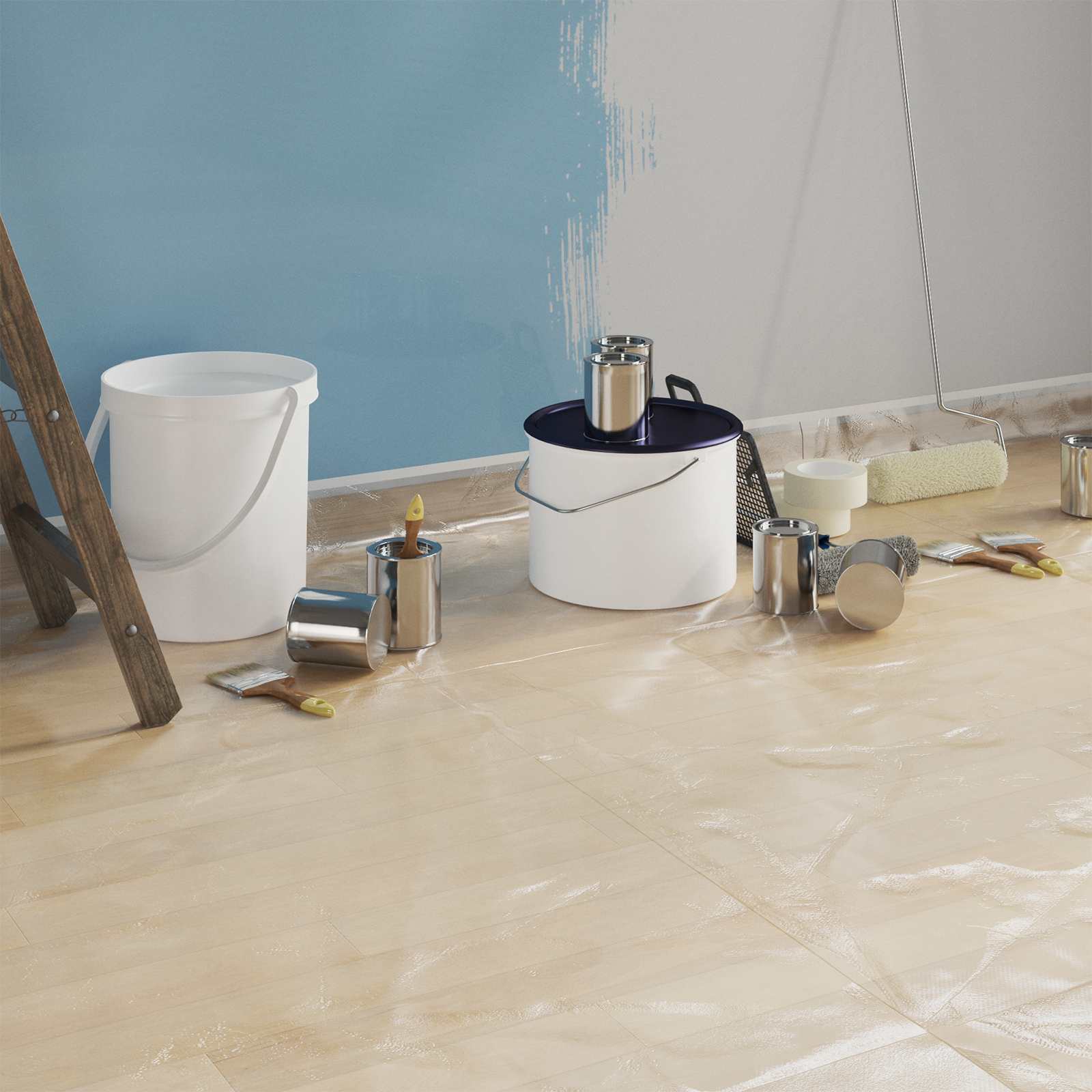 Tolmumatt liimiga teibiga 6 tk Läbipaistev 55 x 3300 cm HDPE