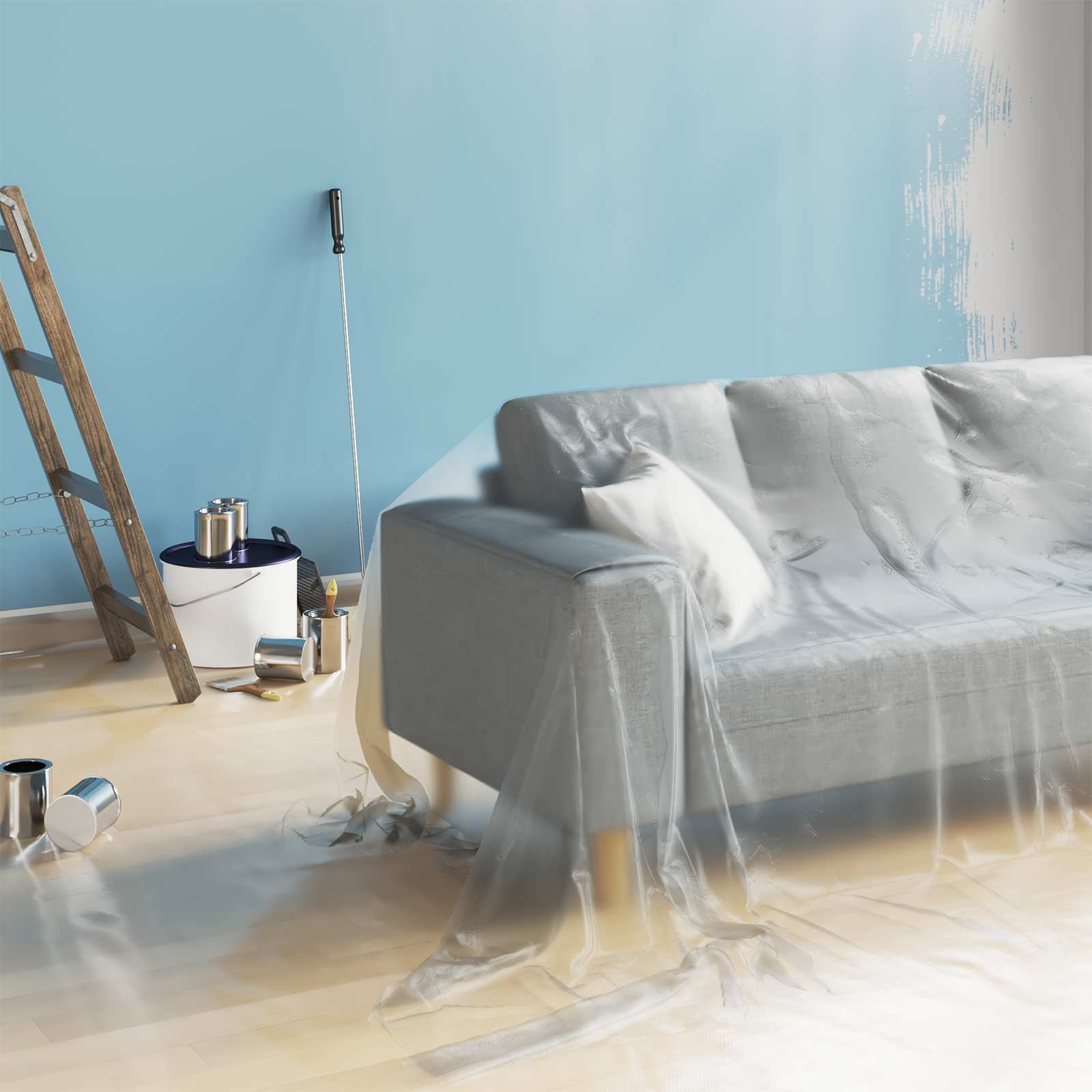 Tolmuplaat 6 tk Läbipaistev 400 x 500 cm HDPE