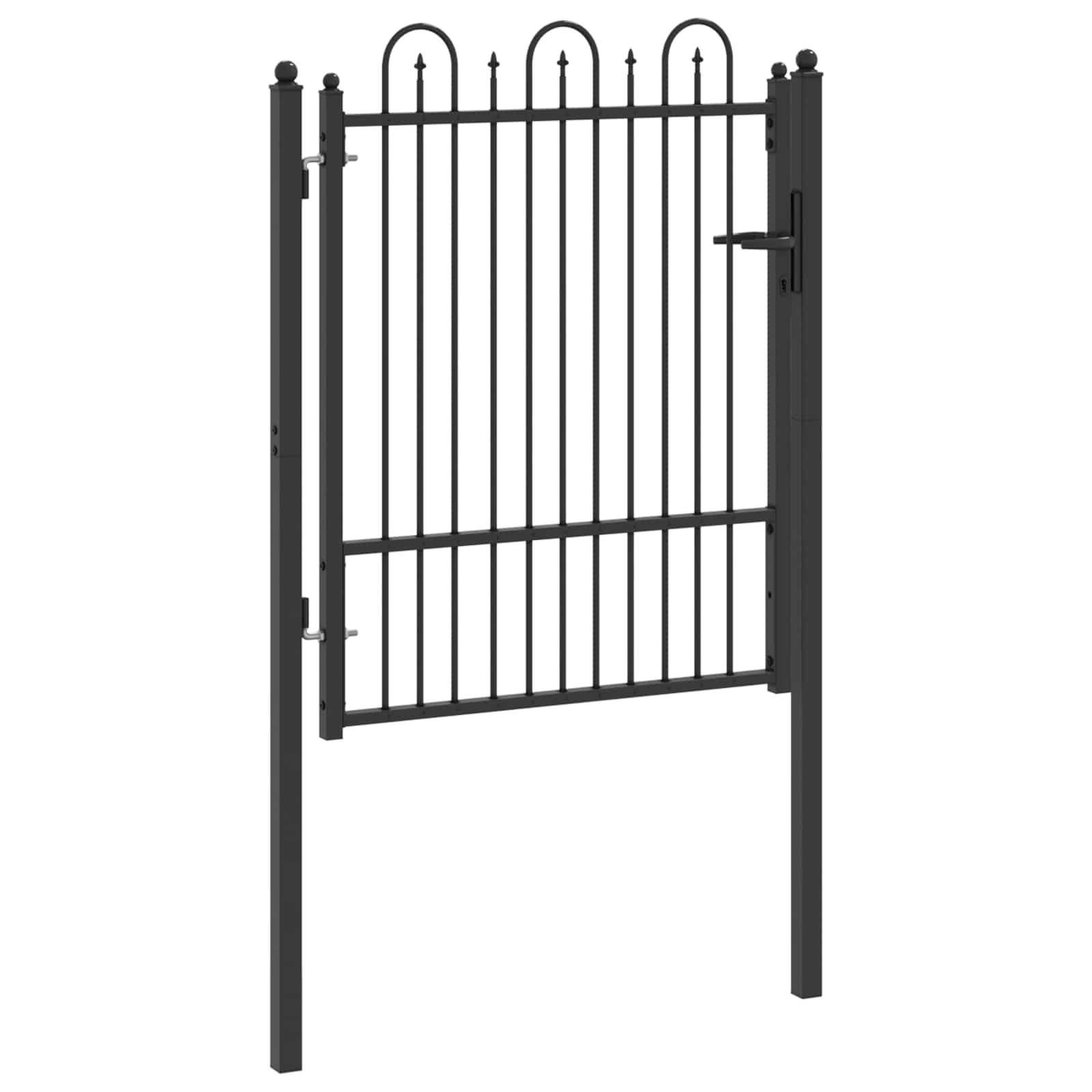 Tara aed DRONTEN 100 x 125 cm Metall Must Lukustatav