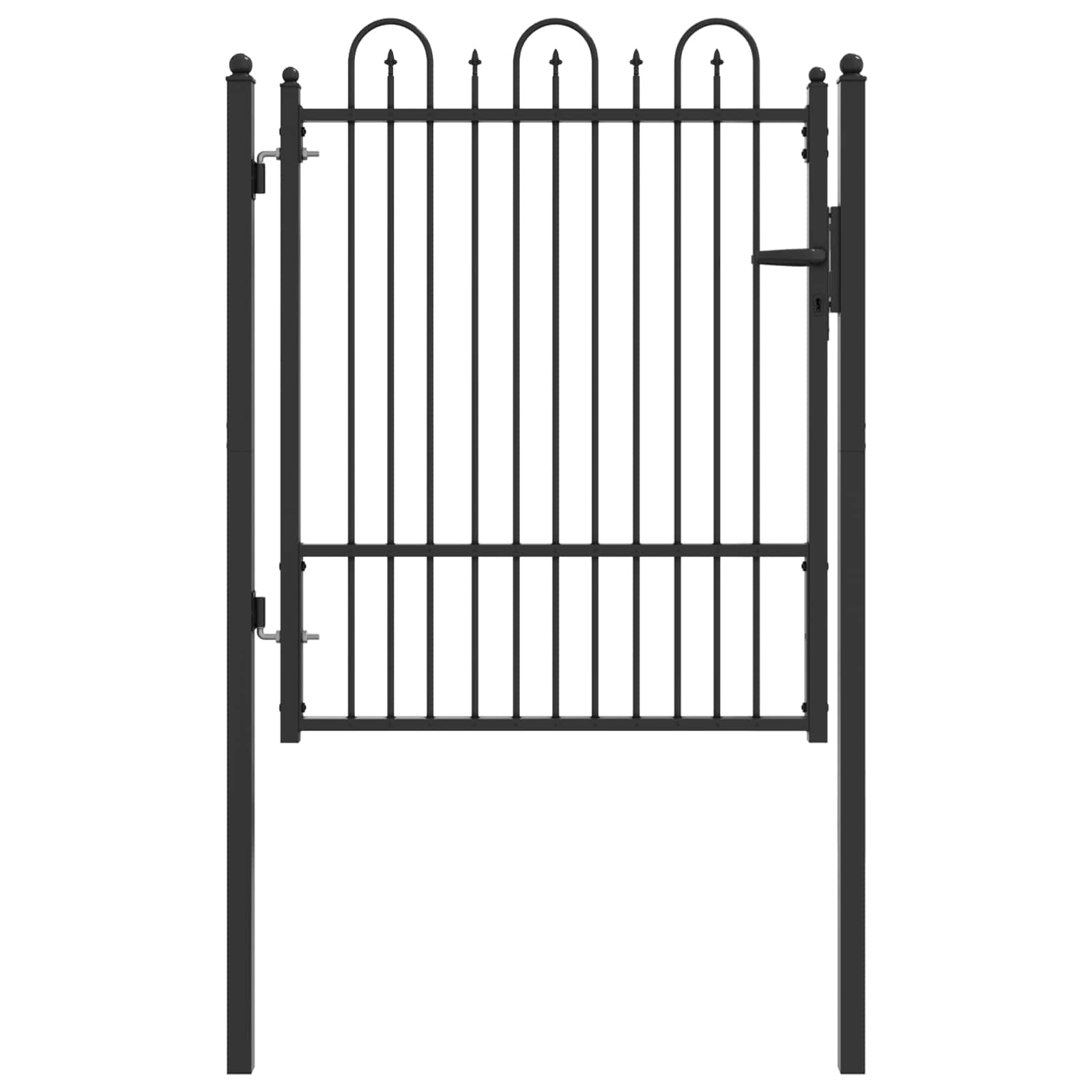 Tara aed DRONTEN 100 x 125 cm Metall Must Lukustatav