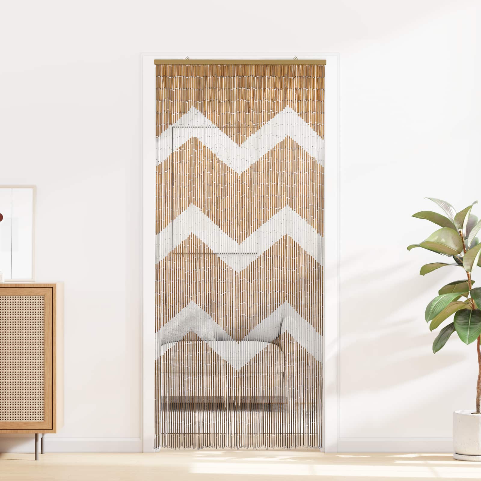 Putukate Uksekardin mitmevärviline 90 x 200 cm Bambus