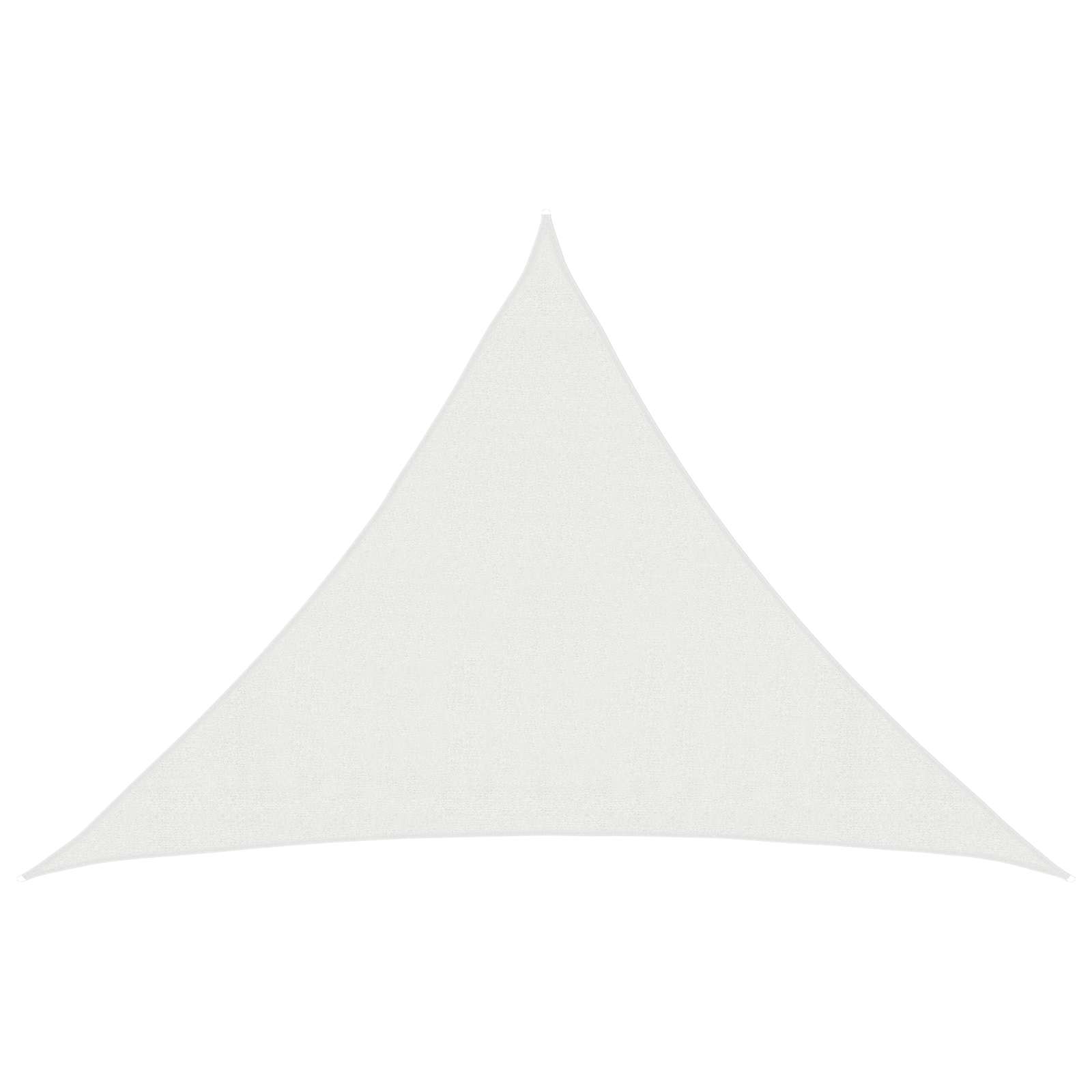 Päikesetelgi sail Kolmnurk 7 x 5 x 5 m HDPE Valge