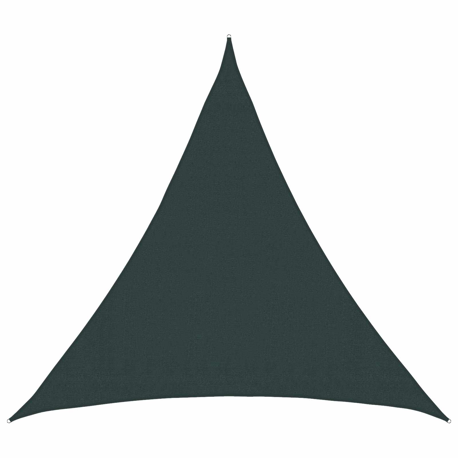 Päikesetelgi sail 2 x 2 x 2 m HDPE Kolmnurk Tumeroheline