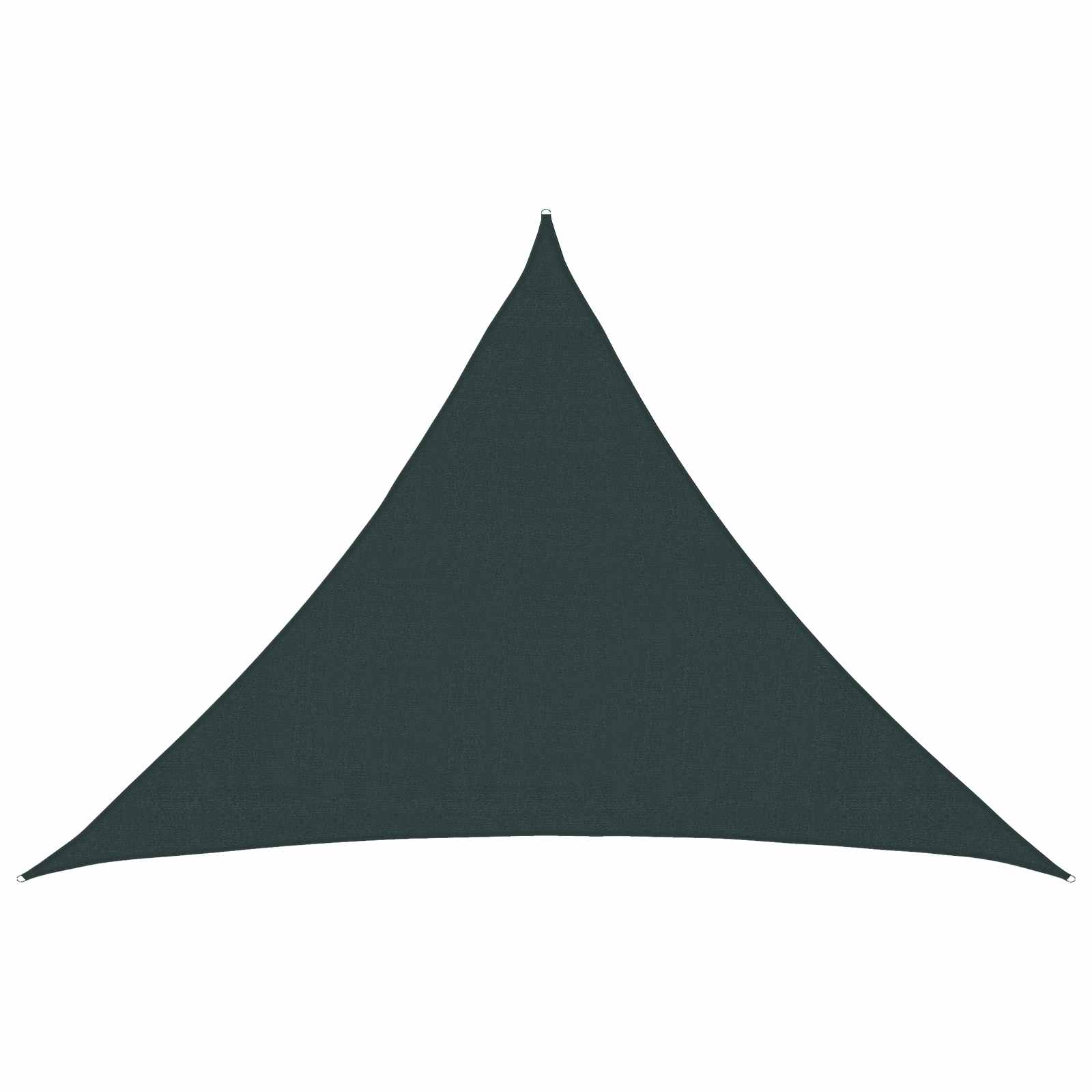 Päikesetelgi sail 7 x 5 x 5 m HDPE Kolmnurk Tumeroheline
