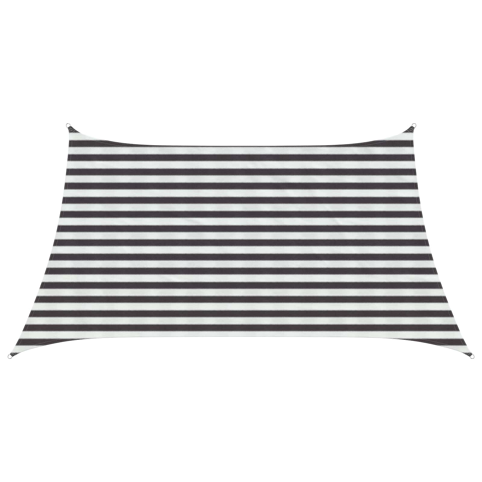 Päikesetelgi sail Ristkülik 3/4 x 2 m HDPE Anthracite ja valge