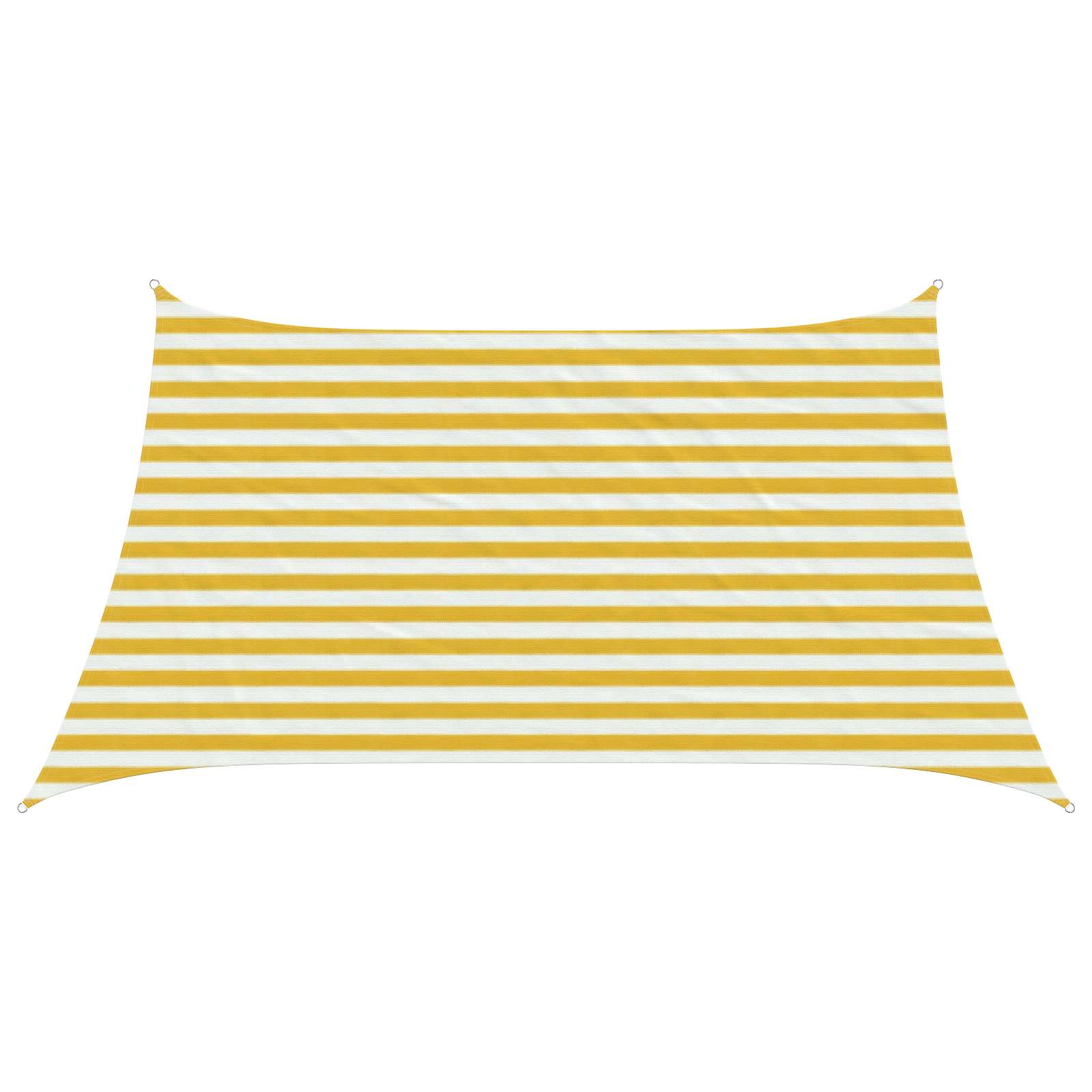 Päikesetelgi sail Ristkülik 3/4 x 2 m HDPE Kollane ja Valge