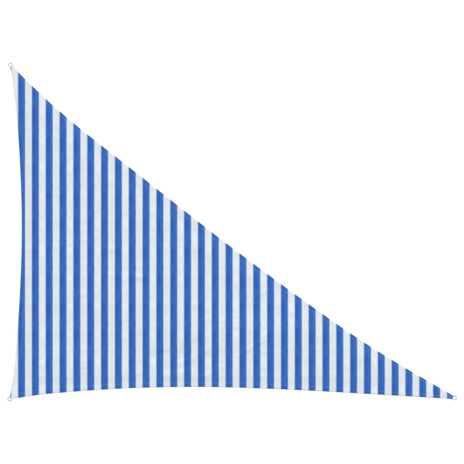 Päikesetelgi sail Kolmnurk 3 x 4 x 5 m HDPE Sinine ja Valge