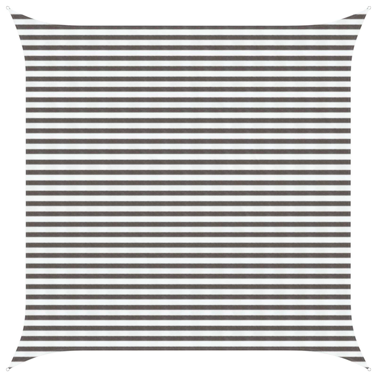 Varjupuri Kandiline 4 x 4 m HDPE Helehall ja valge