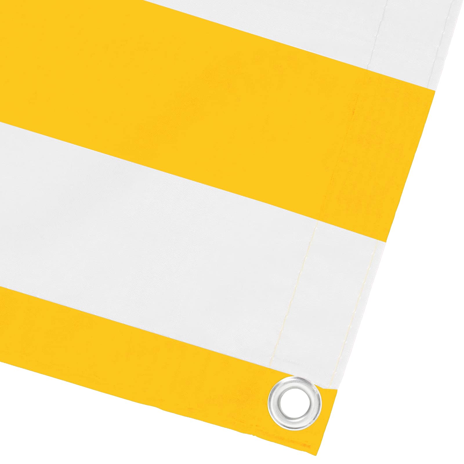 Baldahhiin 200 x 400 cm Polyester Kollane ja Valge