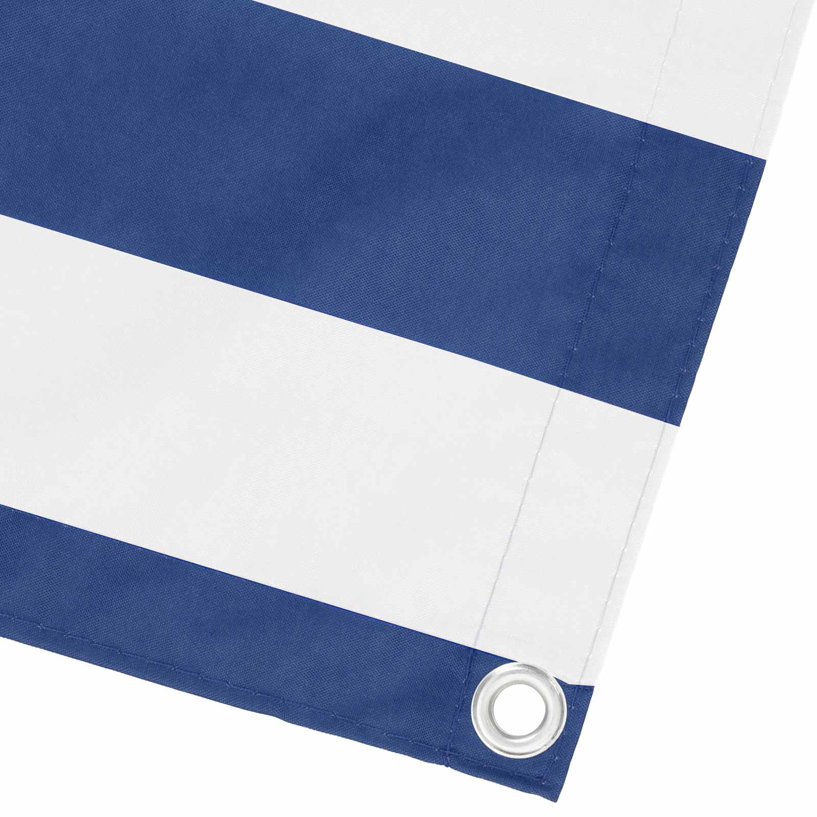 Baldahhiin 180 x 600 cm PU kaitsega kangas Sinine ja Valge