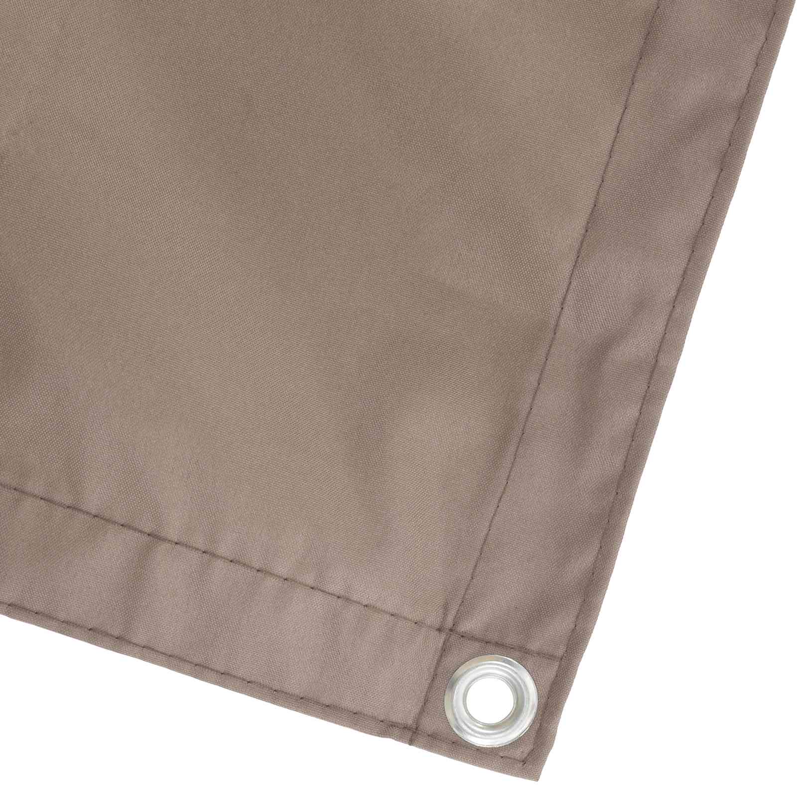 Baldahhiin 180 x 600 cm PU kaitsega kangas Pruunikashall