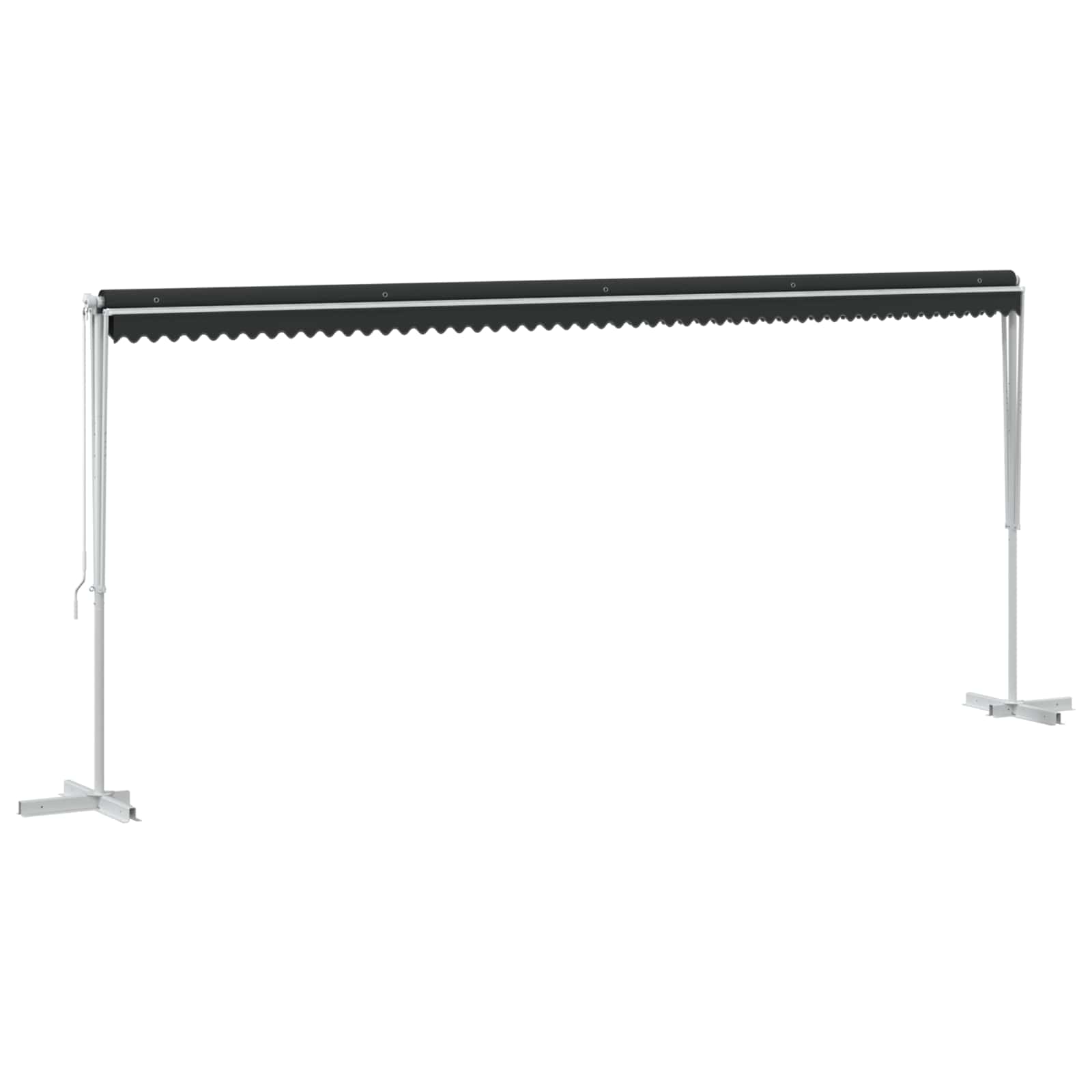 Iseseisev varikatus 6 x 3 m Polüester Antratsiit