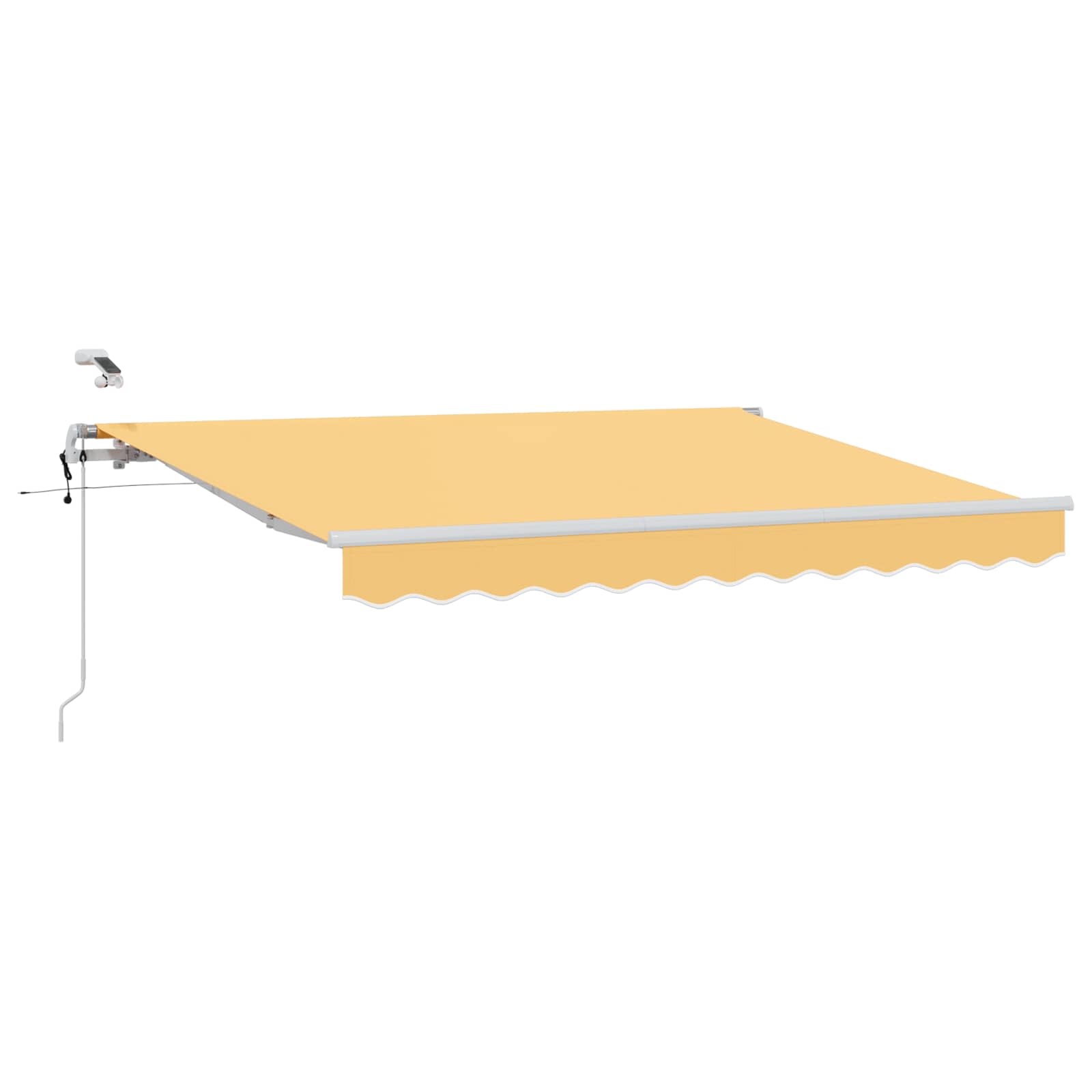 Kokkuvolditav varikatus Liivakarva 300 x 250 cm Polüester