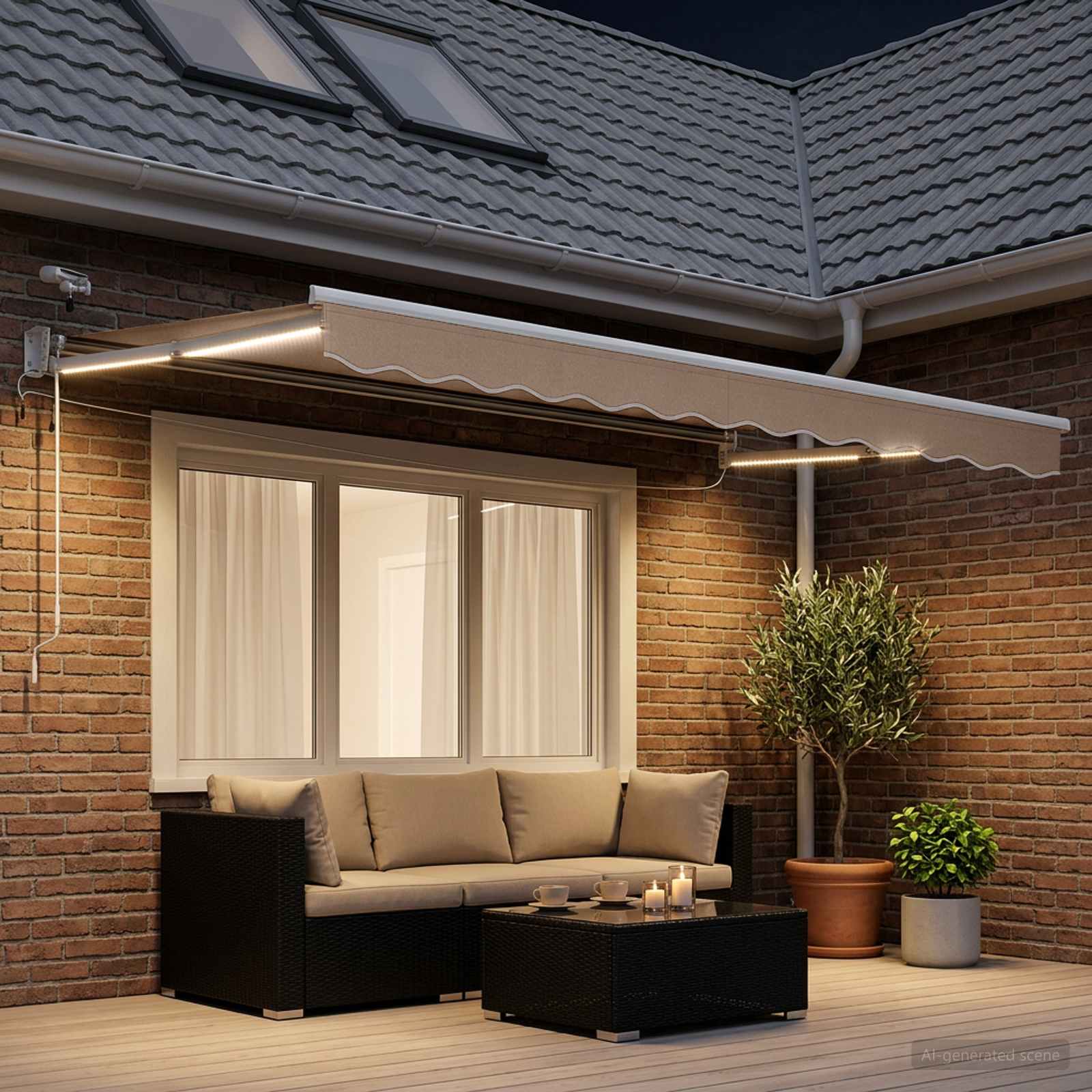 Elektriline Lükandvarikatus Pruunikashall