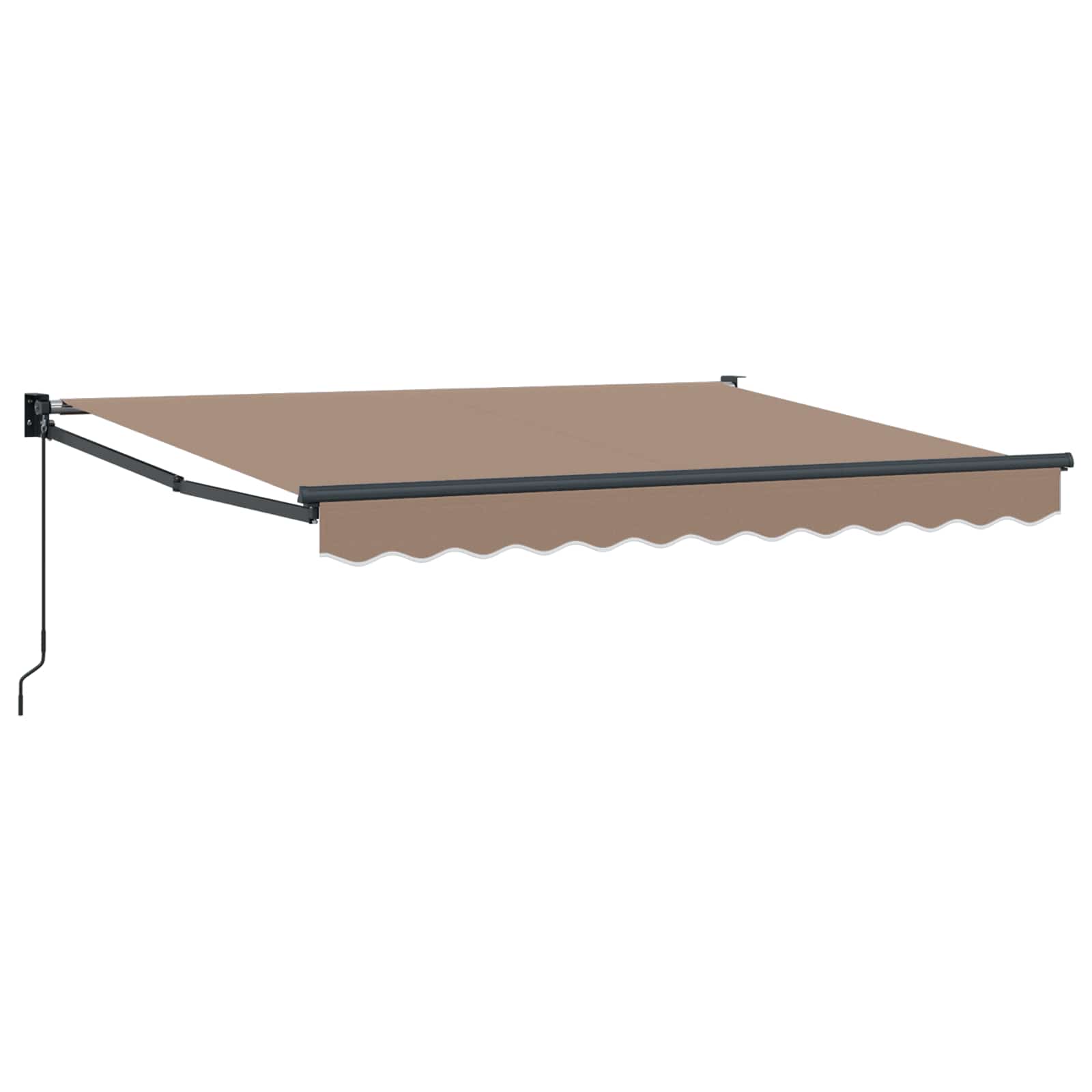 Kokkuvolditav varikatus Pruunikashall 4 × 3 m